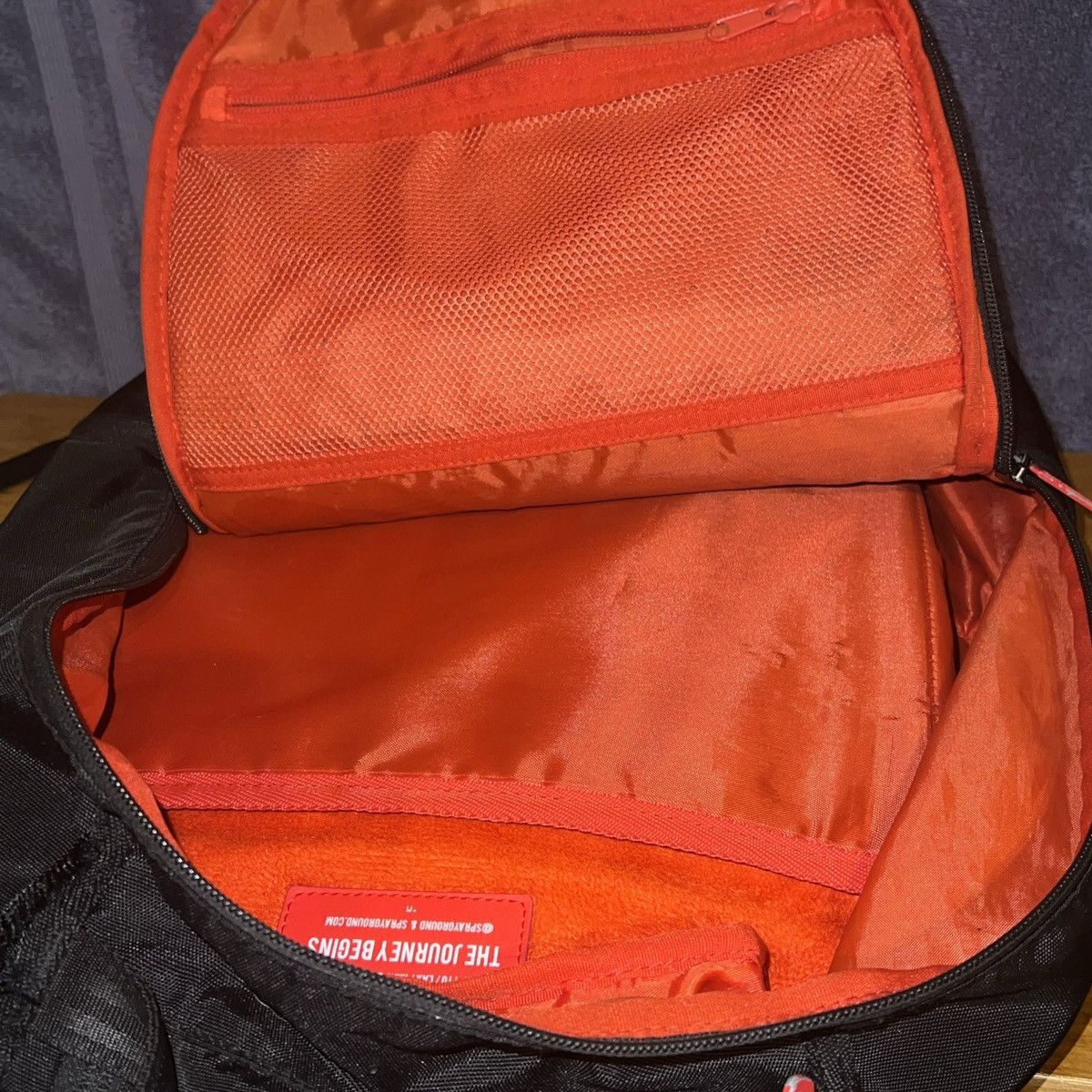 Spaghetti Boys × Sprayground Spaghetti boys spray ground screw the world bag Size ONE SIZE - 14 Thumbnail