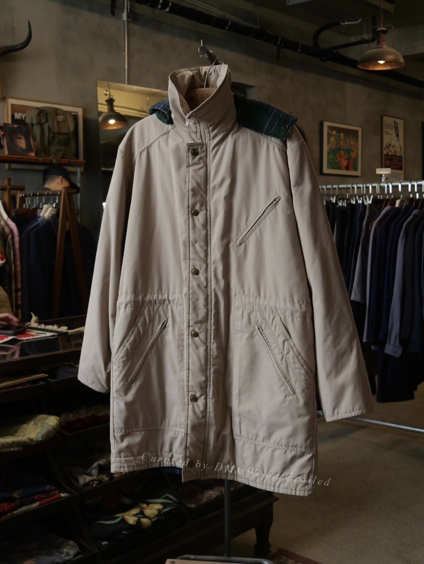 London Fog London Fog 1990s Beige Padded Coat Size US M / EU 48-50 / 2 - 1 Thumbnail