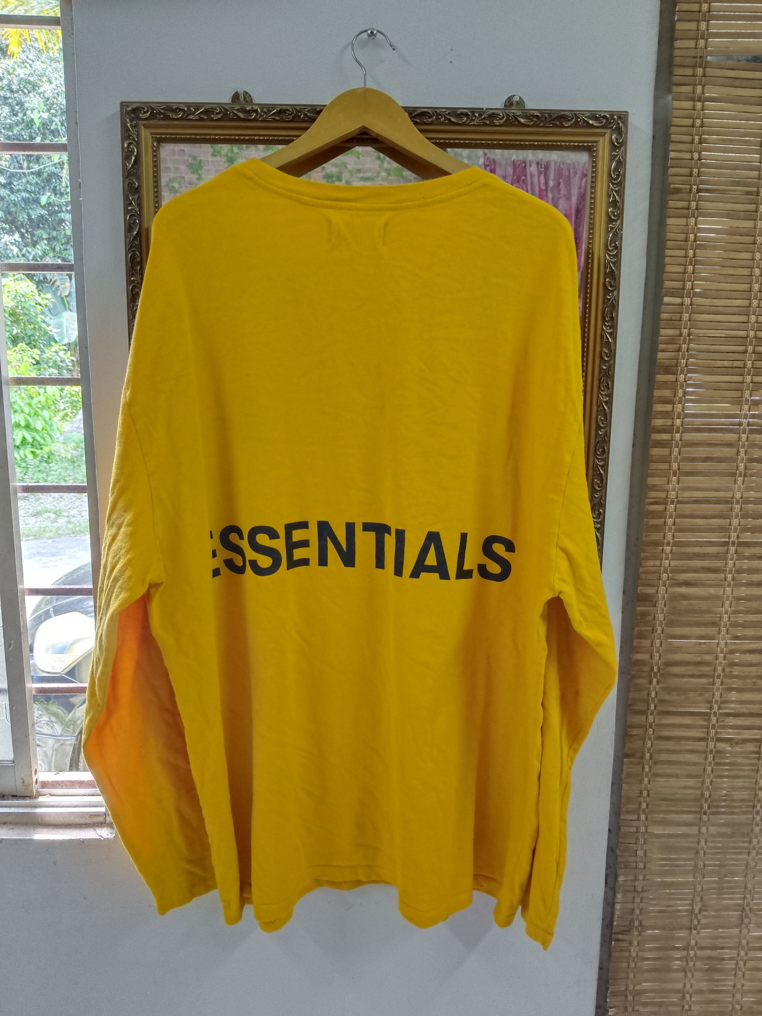 Essentials × Fear of God SICK🔥OG ESSENTIALS SPELLOUT LONG SLEEVE Size US XXL / EU 58 / 5 - 1 Thumbnail