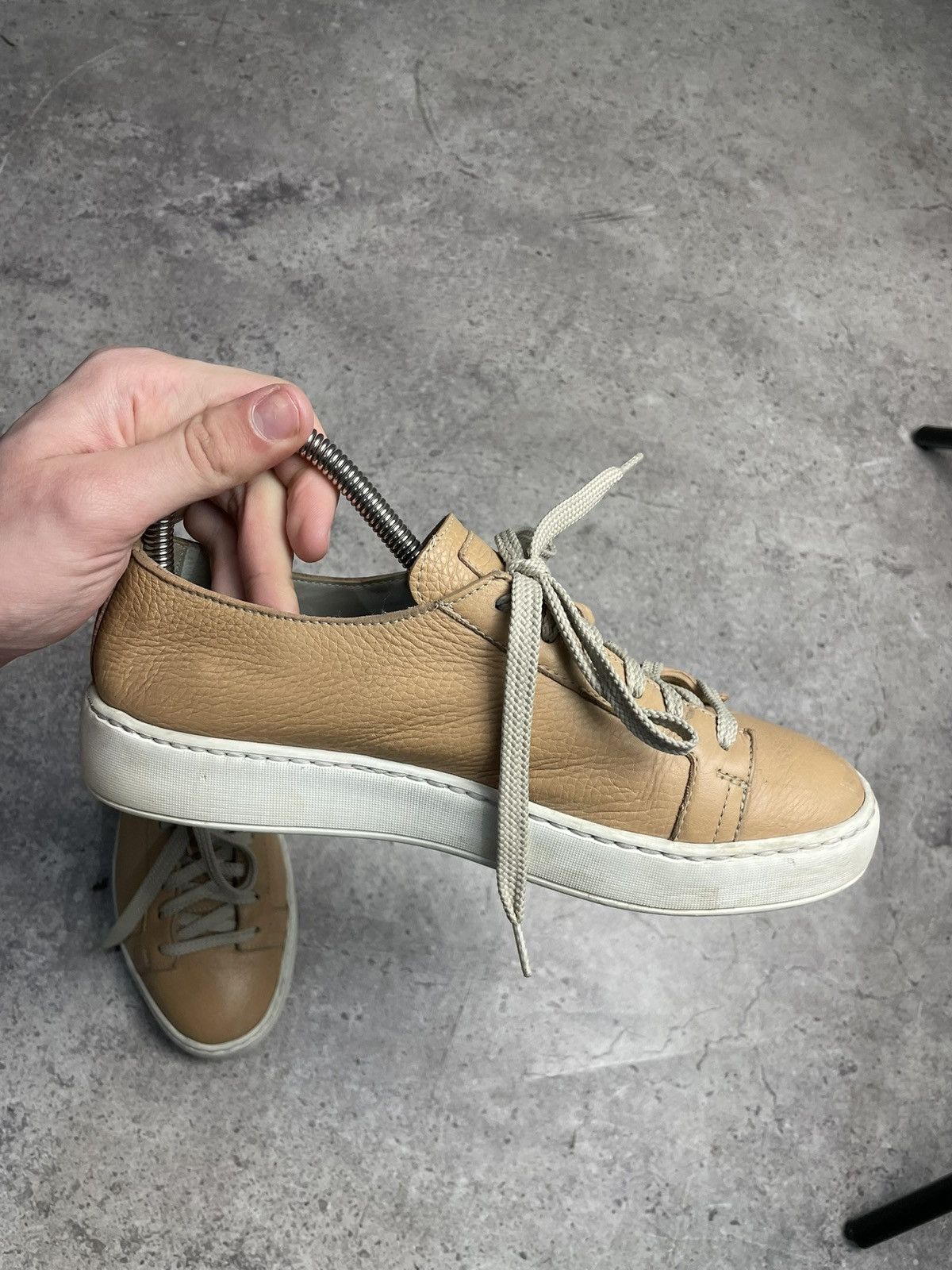 Santoni Santoni Leather Low Top shoes size EU37 Size US 7 / IT 37 - 8 Thumbnail