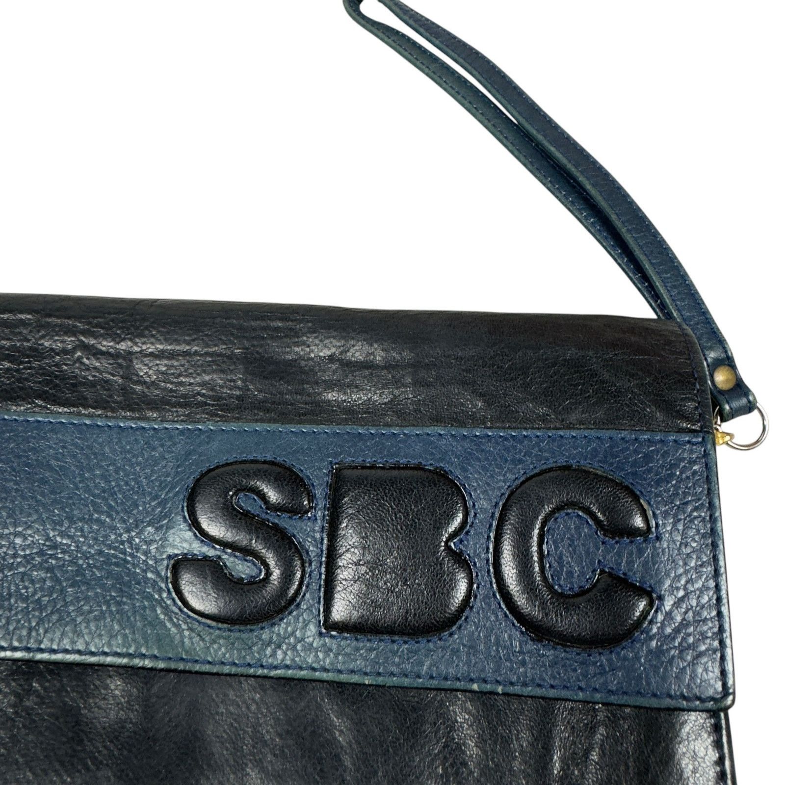 See by Chloe See By Chloe Women's Black Teal Leather Wristlet Wallet Size ONE SIZE - 2 Thumbnail