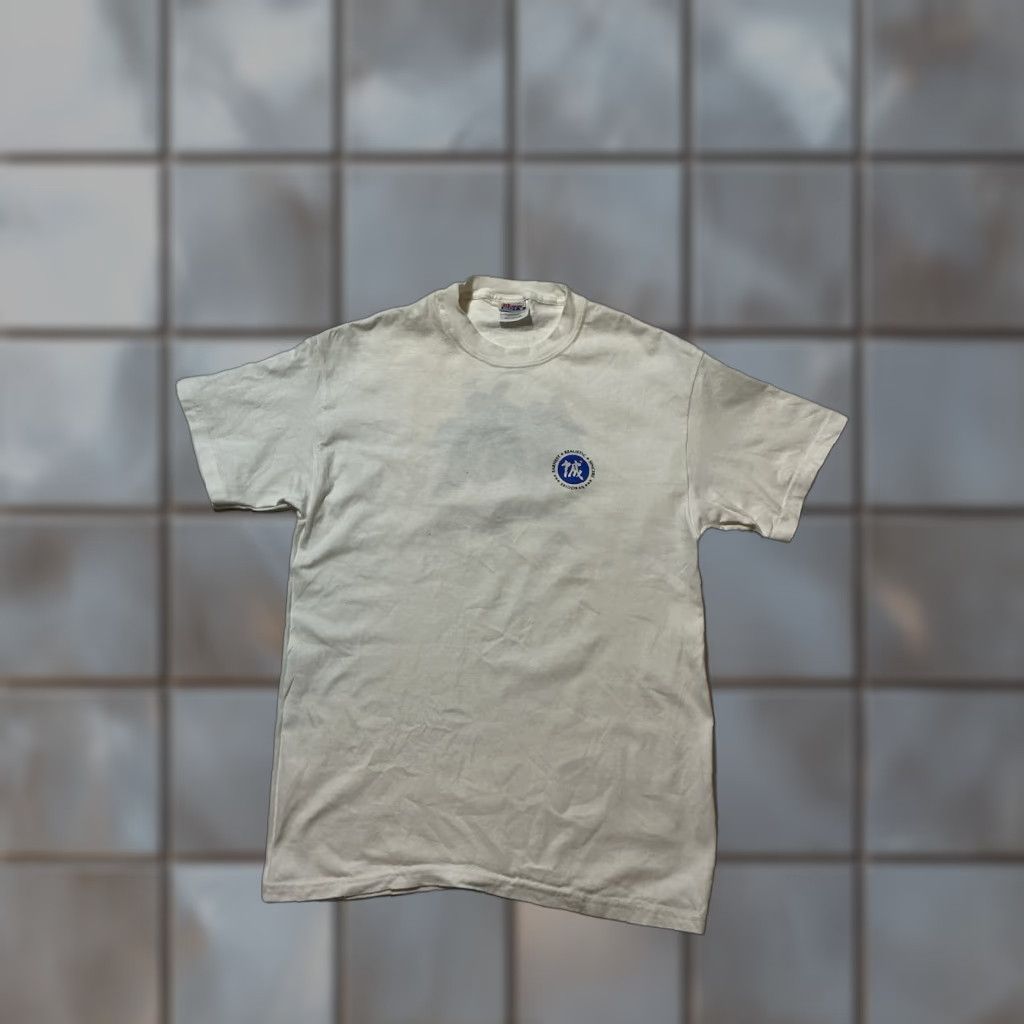 Hanes VINTAGE Seidokan Aikido Japanese Martial Arts MMA White Graphic T-Shirt Mens Medium Size M Size US M / EU 48-50 / 2 - 1 Thumbnail