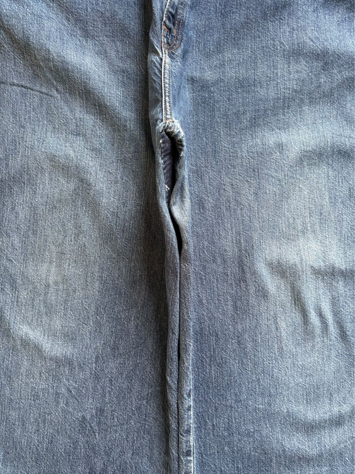 Christophe Lemaire × Japanese Brand × Uniqlo Vintage Uniqlo Blue Wash Loose Baggy Jeans Size US 38 / EU 54 - 5 Thumbnail