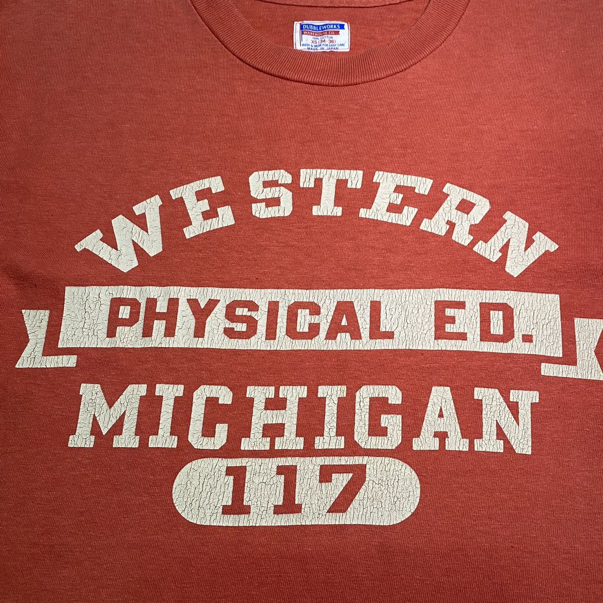 Japanese Brand × Warehouse × Warehouse & Co. Vintage Warehouse Co Dubbleworks Western Michigan T Shirt Size US XS / EU 42 / 0 - 5 Thumbnail