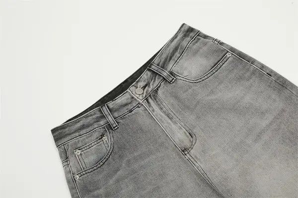 VIBE American loose hip-hop trendy washed casual ripped jeans Size US 32 / EU 48 - 4 Thumbnail