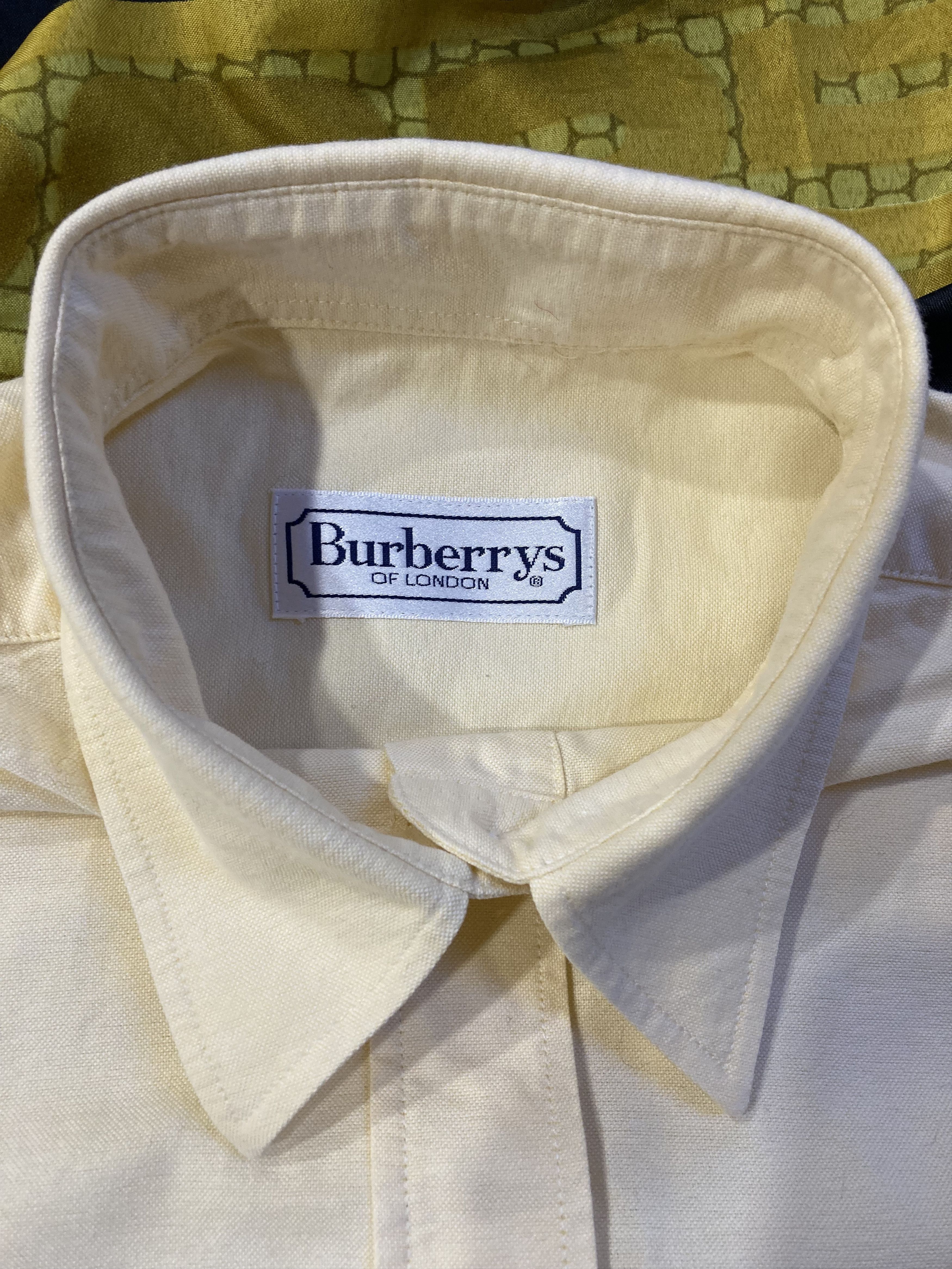 Burberry Prorsum Vintage Burberrys Women’s Cotton Business Shirt Long Sleeve Size XL / US 12-14 / IT 48-50 - 3 Thumbnail