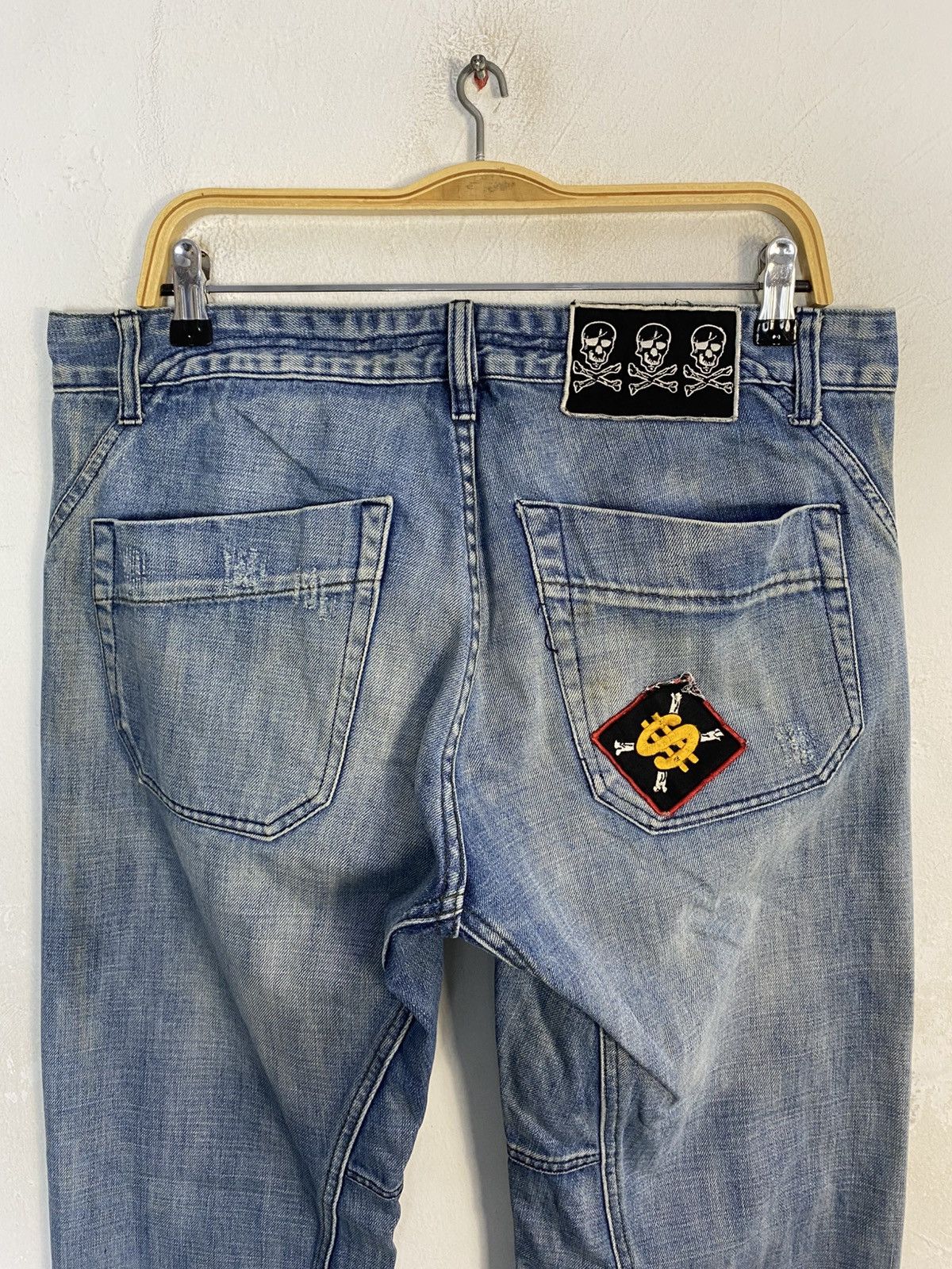 Dsquared2 Dsquared2 Distressed Indigo Denim Jeans Straight Cut Size 34 Size US 34 / EU 50 - 9 Thumbnail