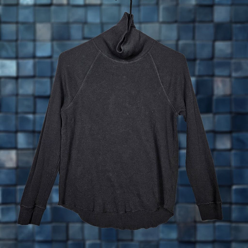 Everlane Everlane Women's Black Turtle Neck Long Sleeve Solid Cotton Sweater S Regular Adult Womens Pullover Knitted, Fall Spring Summer Winter, Casual, Shirt? Size S / US 4 / IT 40 - 1 Thumbnail
