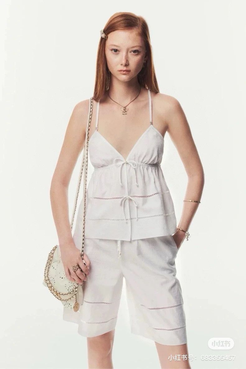 Chanel Chanel 25P white bow strap Size XS / US 0-2 / IT 36-38 - 6 Thumbnail
