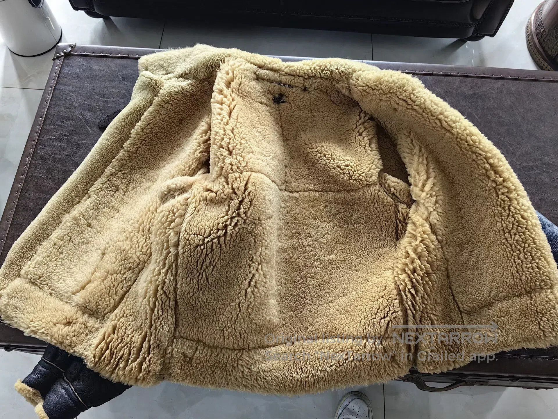 The Real McCoy's real mccoy's b3 shearling flight jacket. Size US M / EU 48-50 / 2 - 6 Thumbnail