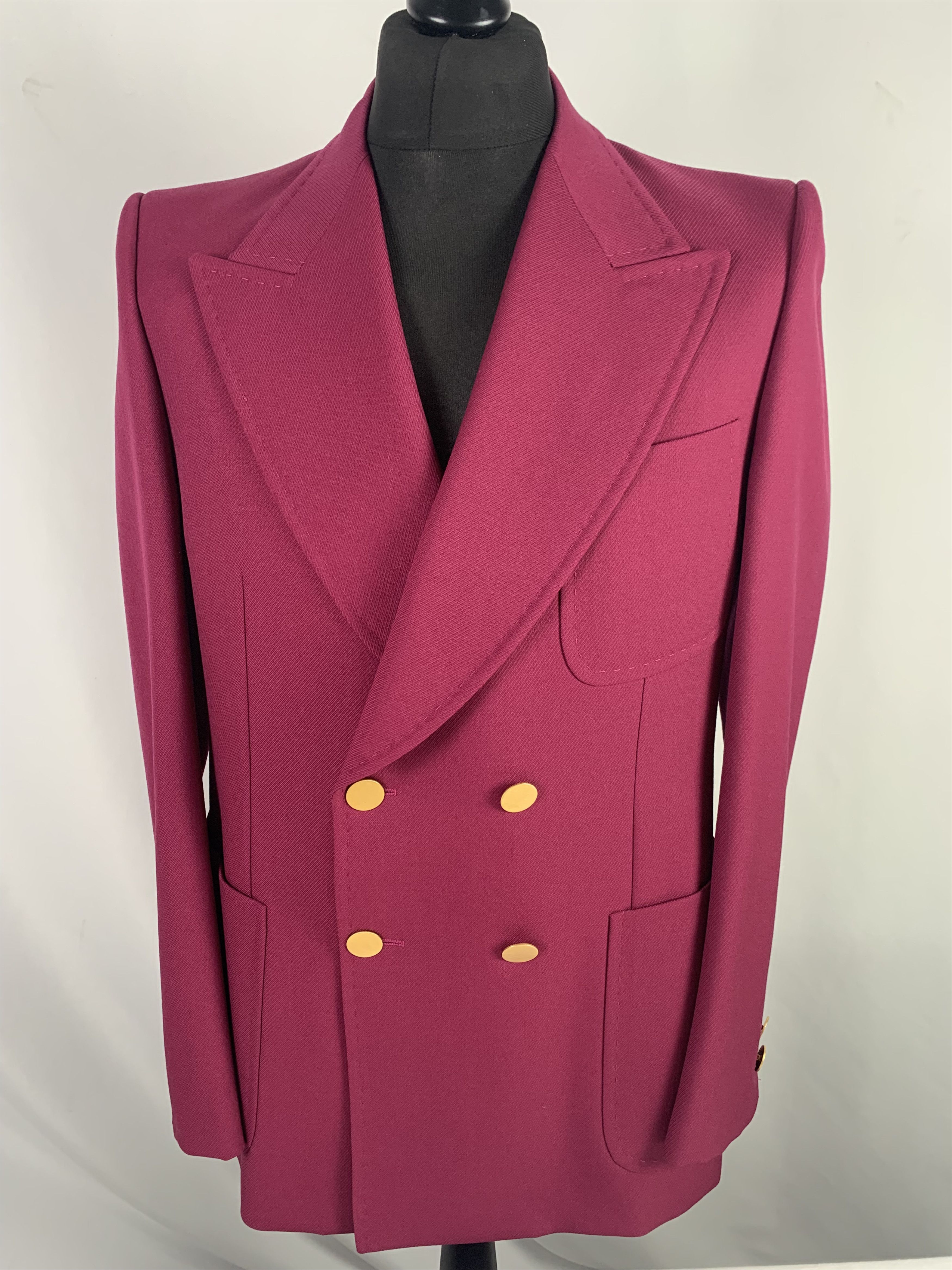 image of Pink Double Breasted Gucci Blazer, Men's (Size 50R)