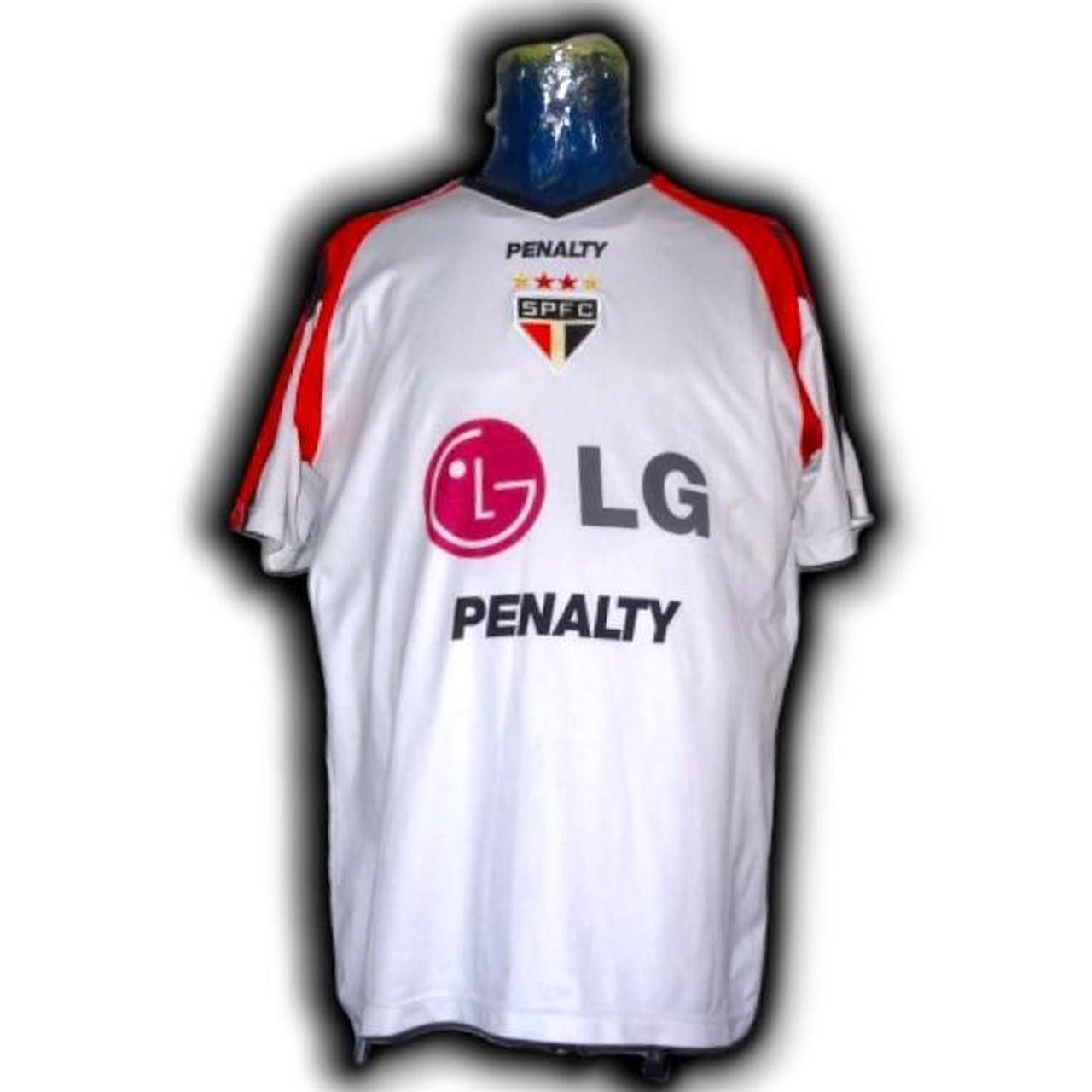 Penalty Fc Sao Paulo Brazil2000 2001 2002 Home Training Shirt Jersey Size US L / EU 52-54 / 3 - 4 Thumbnail