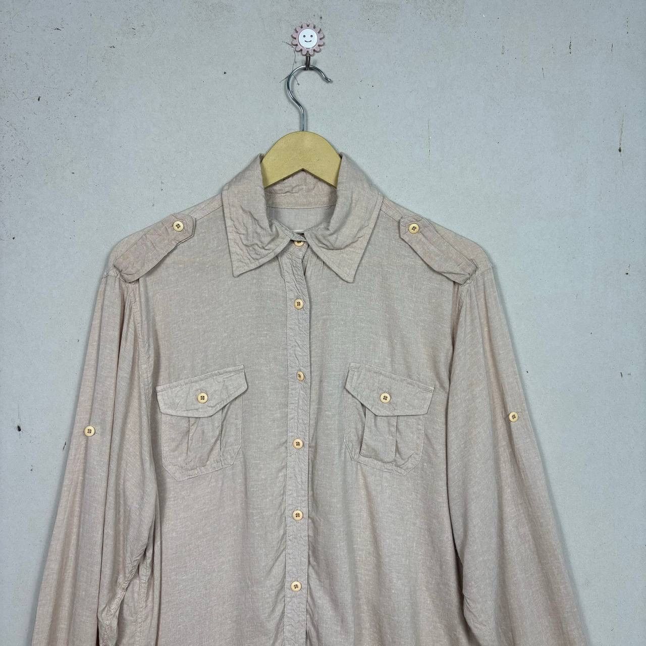 GOA Goa Archive Safari Military Shirt Japan Size F Vintage 00s Size US L / EU 52-54 / 3 - 3 Thumbnail