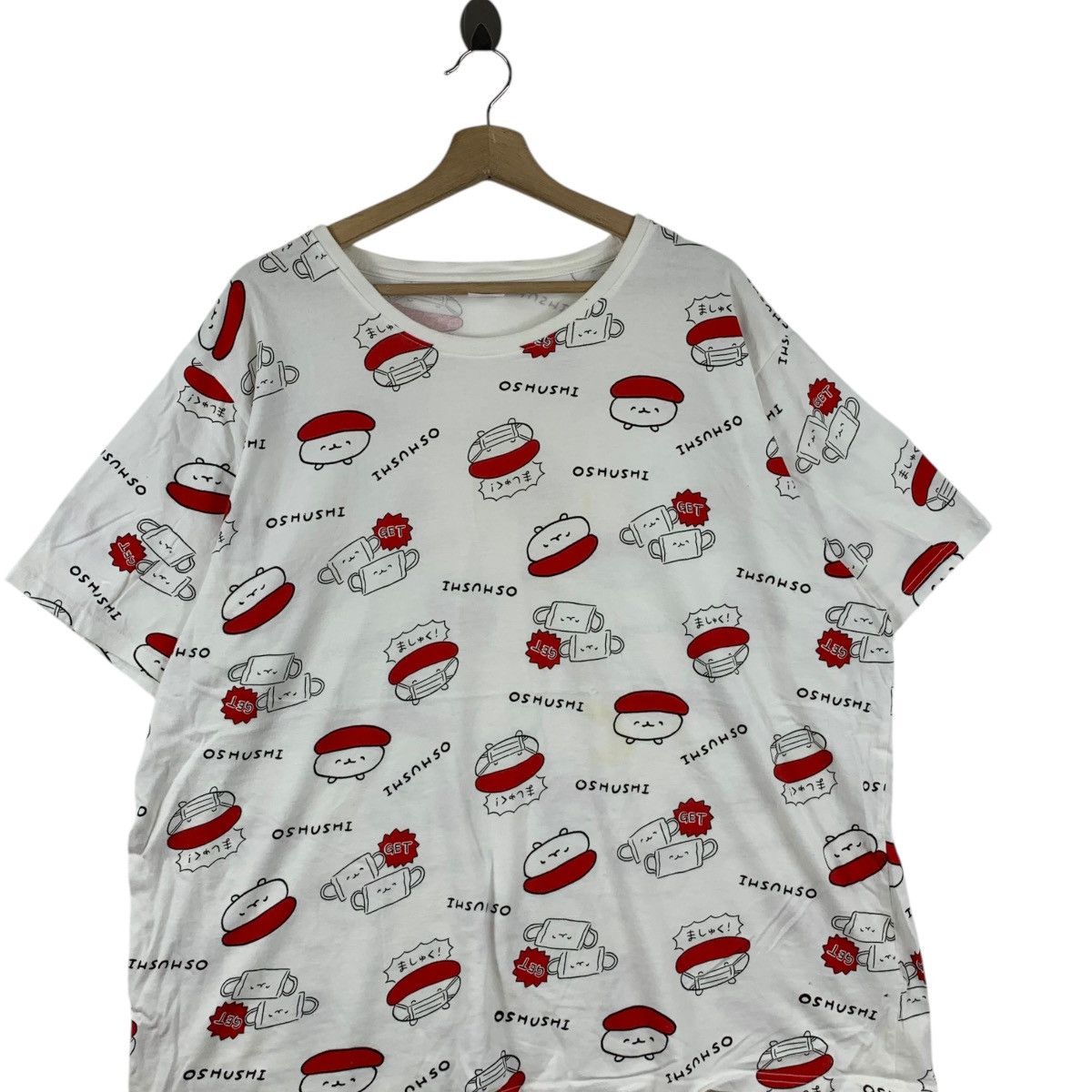 Yeti YABAICHAN YETI VACATIONS Line Characters AOP Tee Shirt Top Size 4XL / US 24-26 - 3 Thumbnail