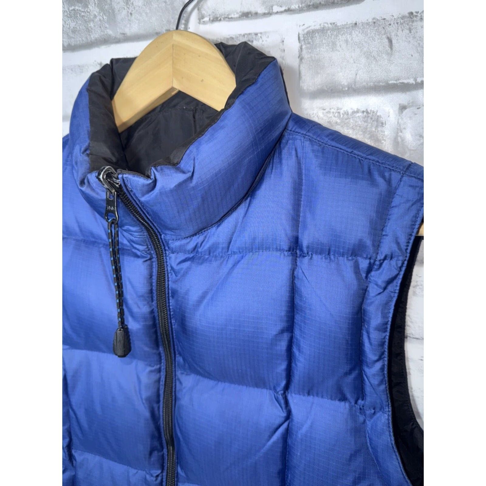 Gap VINTAGE Gap Reversible DOWN PUFFER VEST Navy Blue/Black Unisex S Vest Mens Size US S / EU 44-46 / 1 - 2 Thumbnail