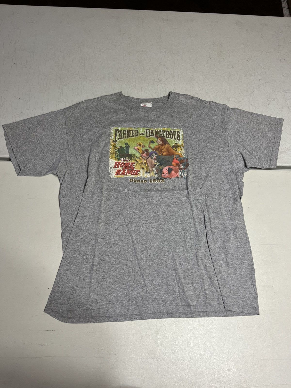 Disney × Vintage Vintage Disney home on the range movie promo shirt Size US XXL / EU 58 / 5 - 1 Thumbnail