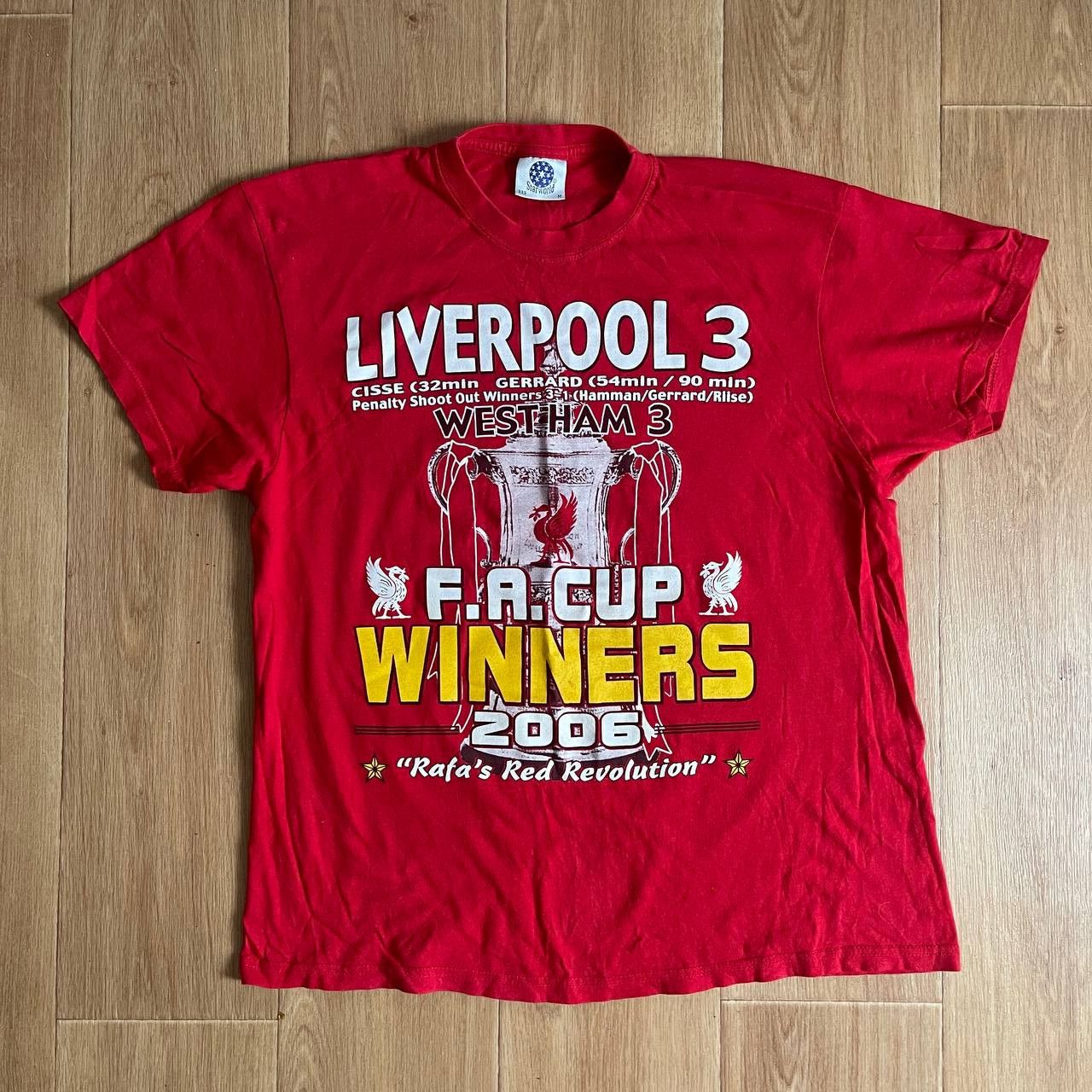 Vintage Liverpool Winner Starworld Merch F.A. Cup 2006 Size US M / EU 48-50 / 2 - 2 Thumbnail