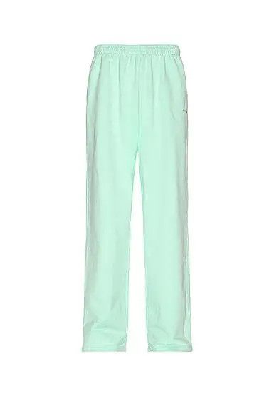 image of Balenciaga O1In1G1223 Logo Jogging Pants In Light Blue, Men's (Size 28)