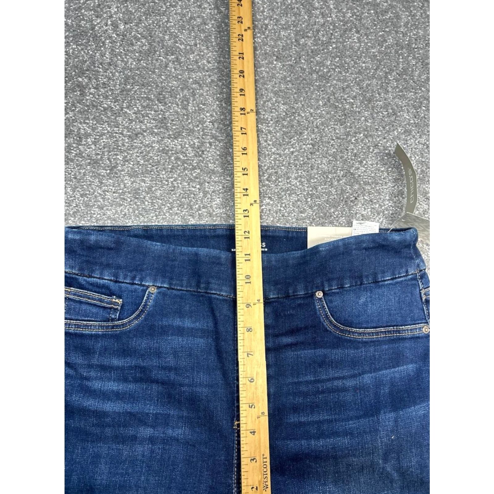Vintage Chicos Denim Pull On Jegging Jeans Women 8 Blue Denim Cotton High Rise 32x30 New Size 30" / US 8 / IT 44 - 4 Thumbnail