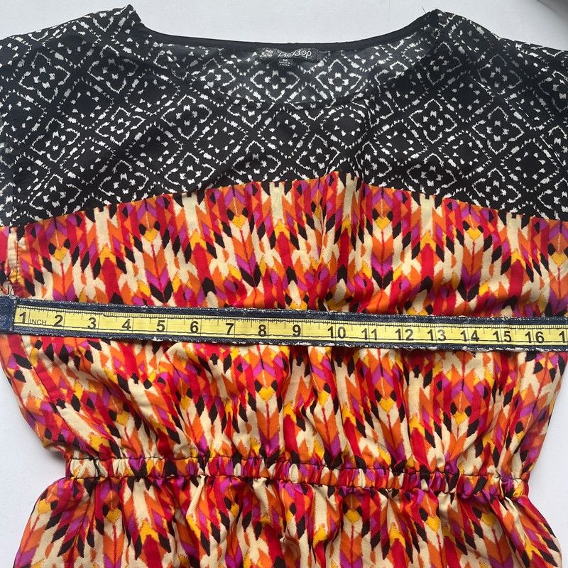 Designer BeBop Women's Multicolored Pattern Casual Dress Medium Size M / US 6-8 / IT 42-44 - 6 Thumbnail