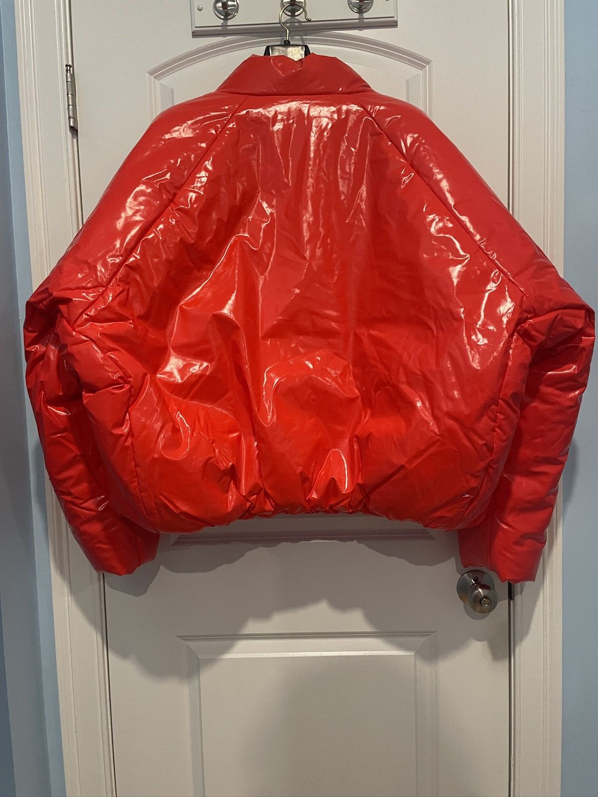 Balenciaga × Gap × Kanye West Yeezy Gap Balenciaga Red Round Jacket XL Size US XL / EU 56 / 4 - 2 Thumbnail
