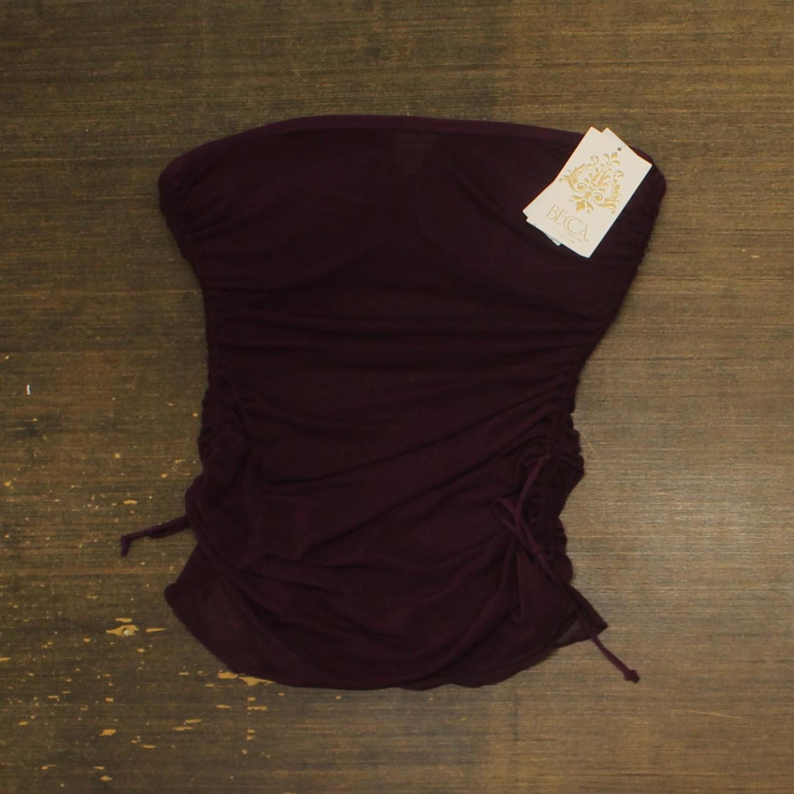 Other New Becca Muse Tankini Swim Top 733557 Aubergine Purple L Size ONE SIZE - 1 Thumbnail