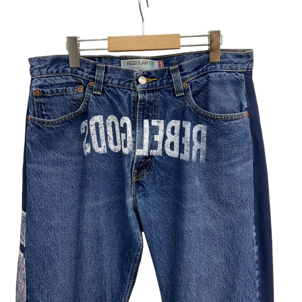 Undercover Undercover 22AW Docking Docking Denim Sweat Pants Size US 35 - 5 Thumbnail