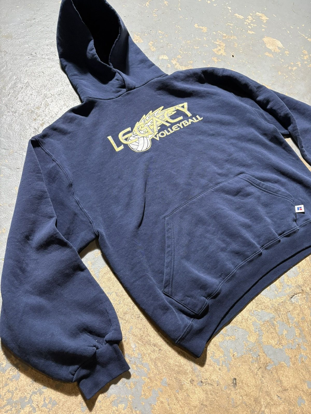 Russell Athletic × Vintage Blue volleyball Russell athletic hoodie sweatshirt Size US M / EU 48-50 / 2 - 2 Thumbnail