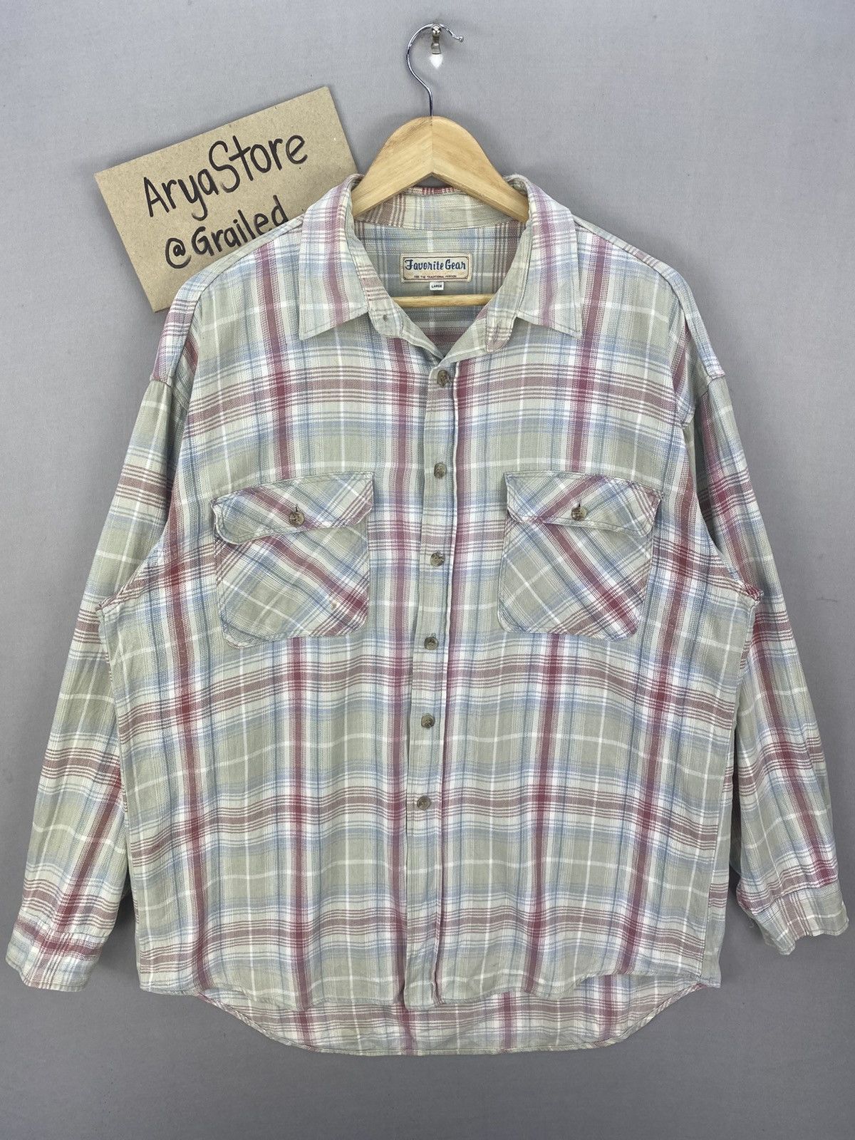 Valelives grey web flannel