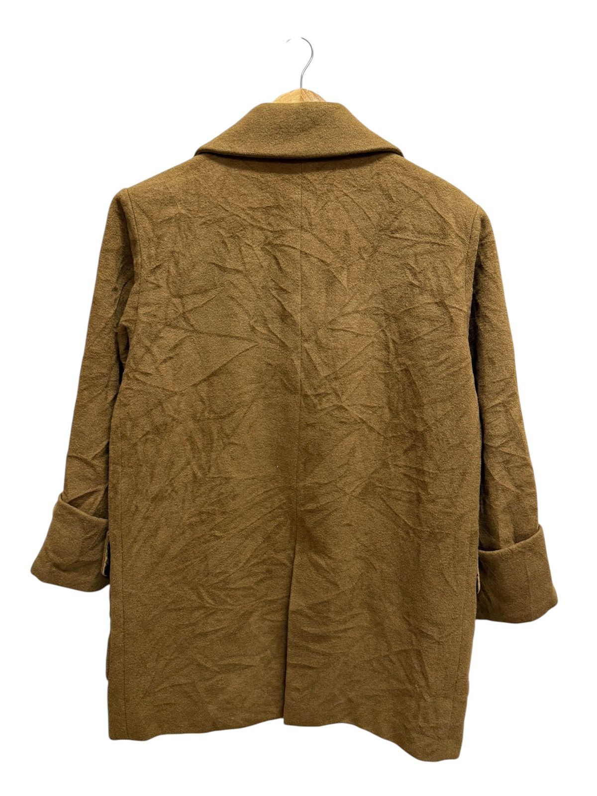 Gucci VINTAGE GUCCI WOOL LONG COATS JACKET BROWN Size M / US 6-8 / IT 42-44 - 4 Thumbnail