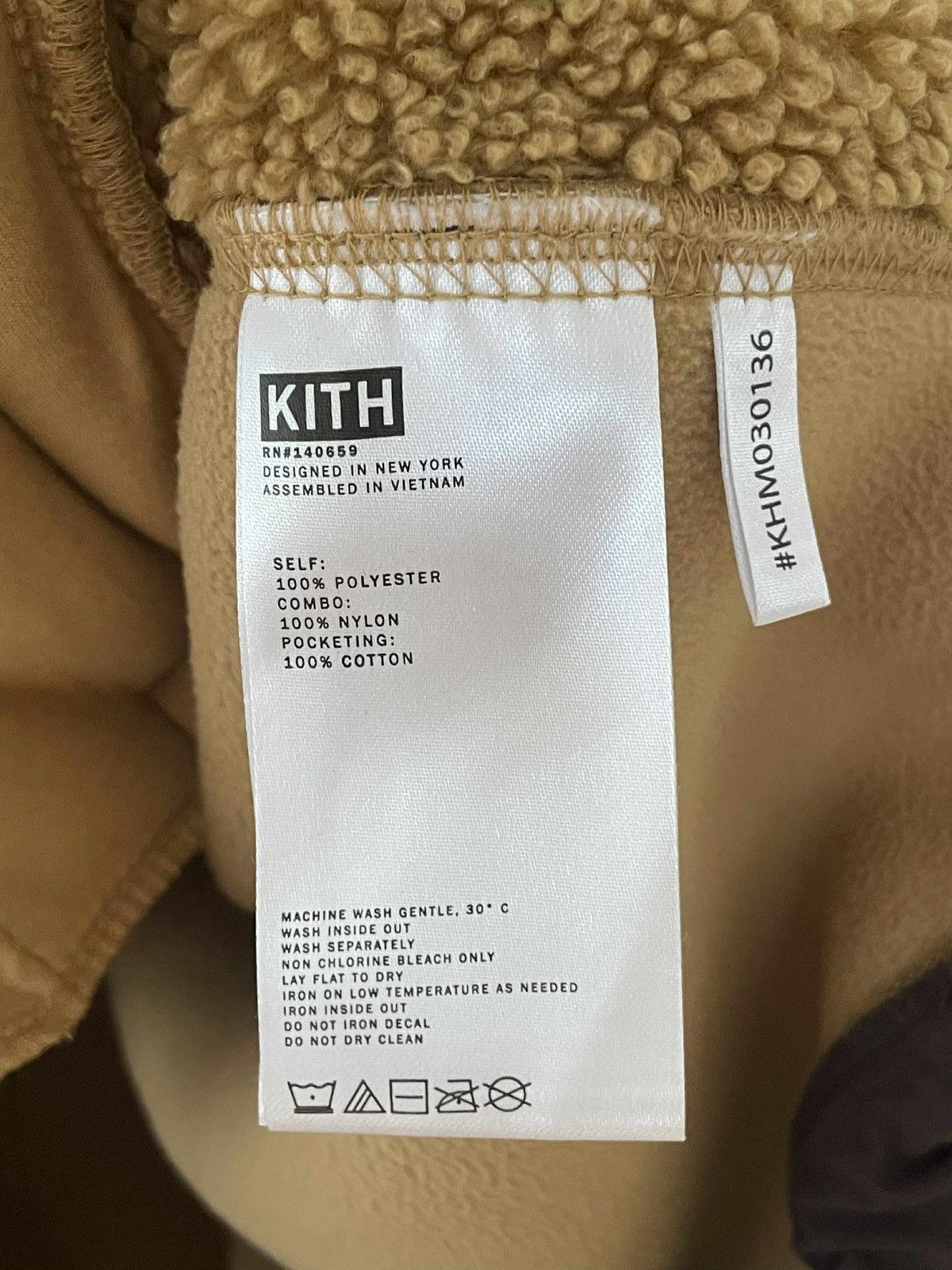 Kith Used Kith Sherpa Hoodie Zip 2021 Authentic Brown Size L Size US L / EU 52-54 / 3 - 4 Thumbnail