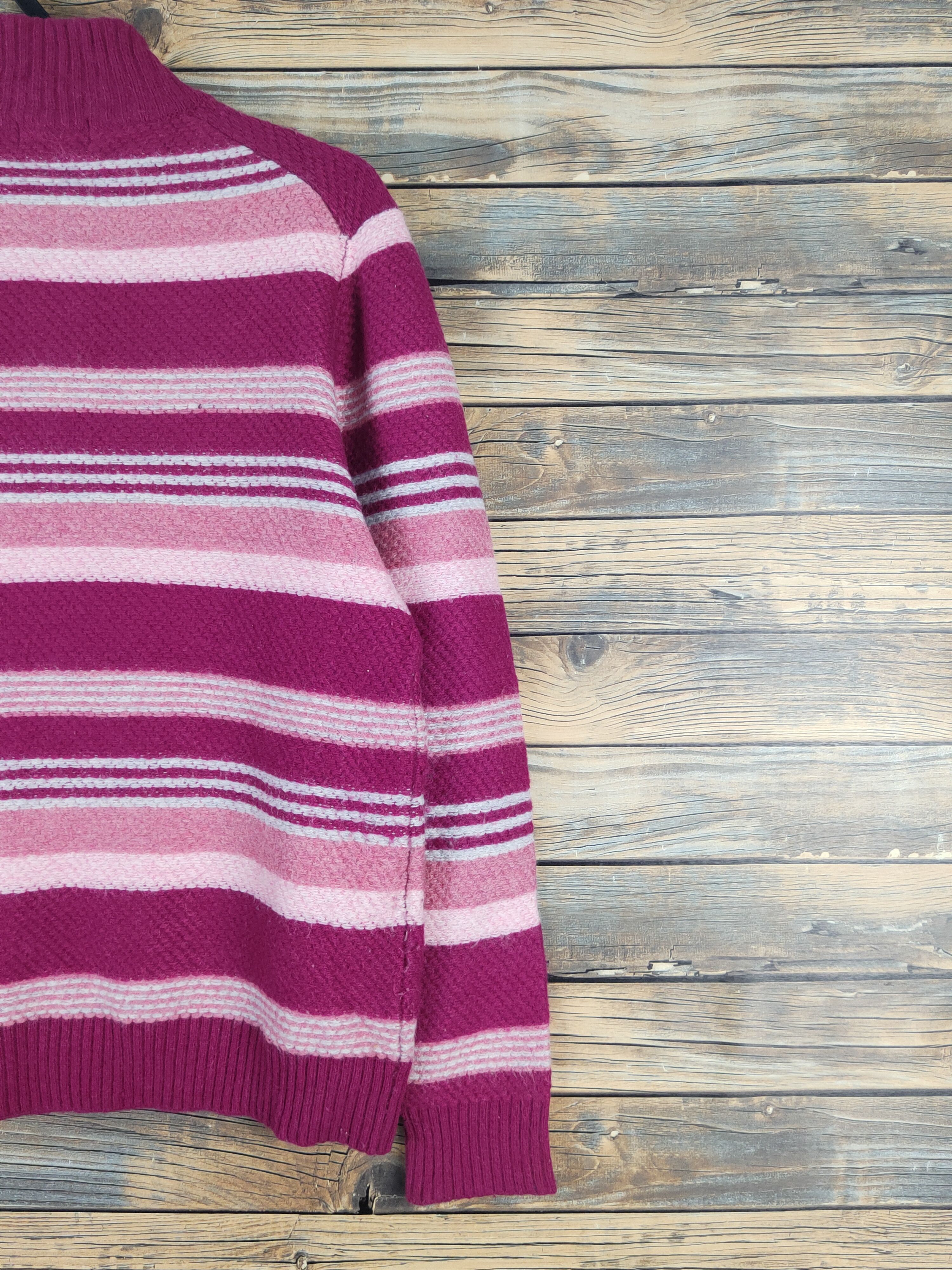Homespun Knitwear × Japanese Brand × Macbeth Macbeth Pink Knitwear Sweatshirts #W1090 Size L / US 10 / IT 46 - 10 Thumbnail