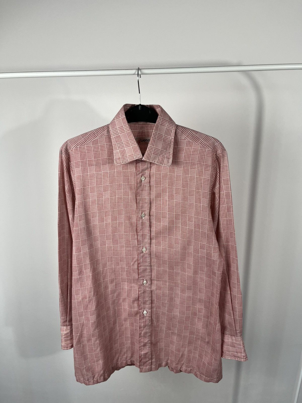 Lanvin Lanvin Women’s Red Checkered Shirt Size 38 France Size S / US 4 / IT 40 - 2 Thumbnail