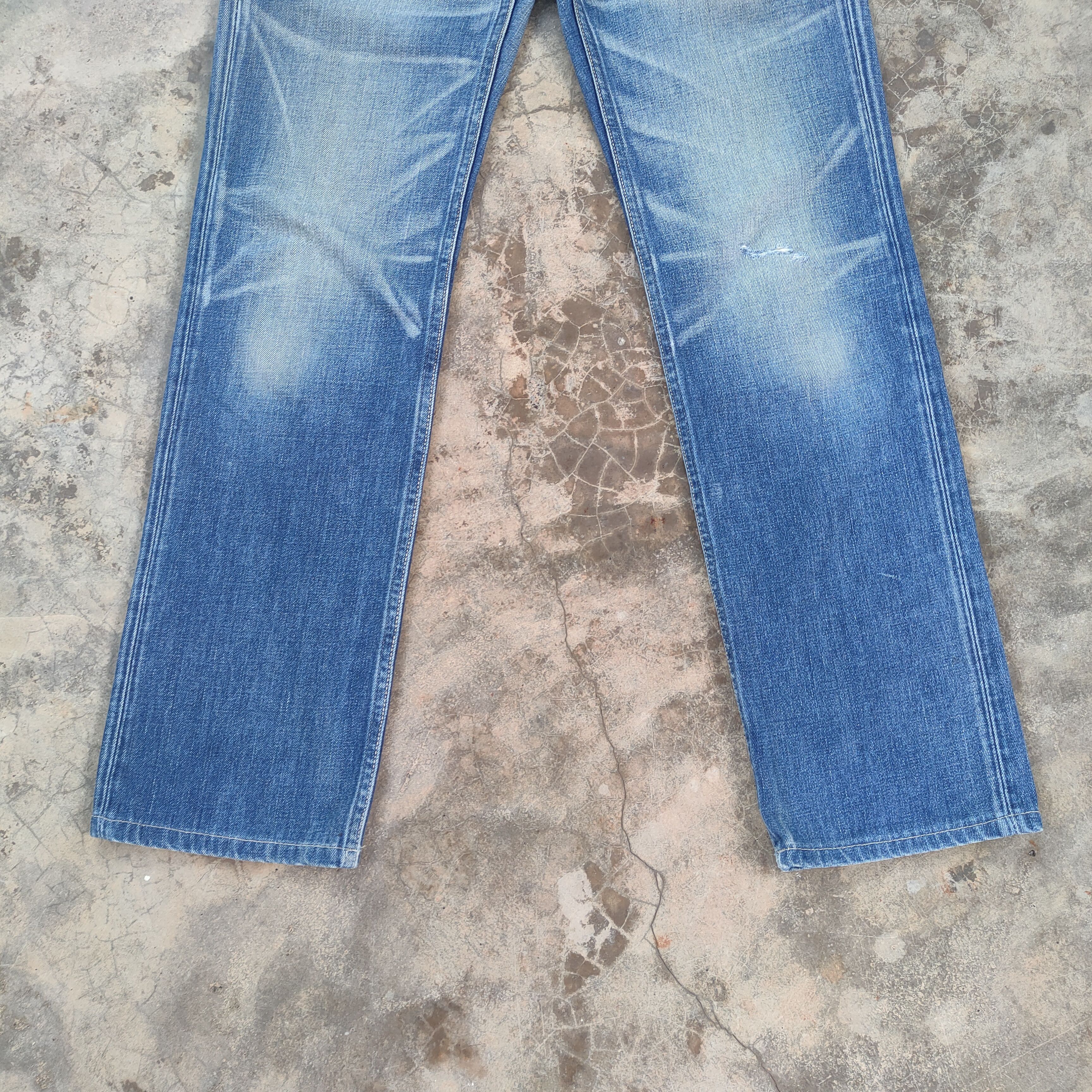 Levi's Vintage Clothing W30 LEVI'S 502 SELVEGE FADED DISTRESSED JEAN DENIM PANTS Size US 30 / EU 46 - 4 Thumbnail