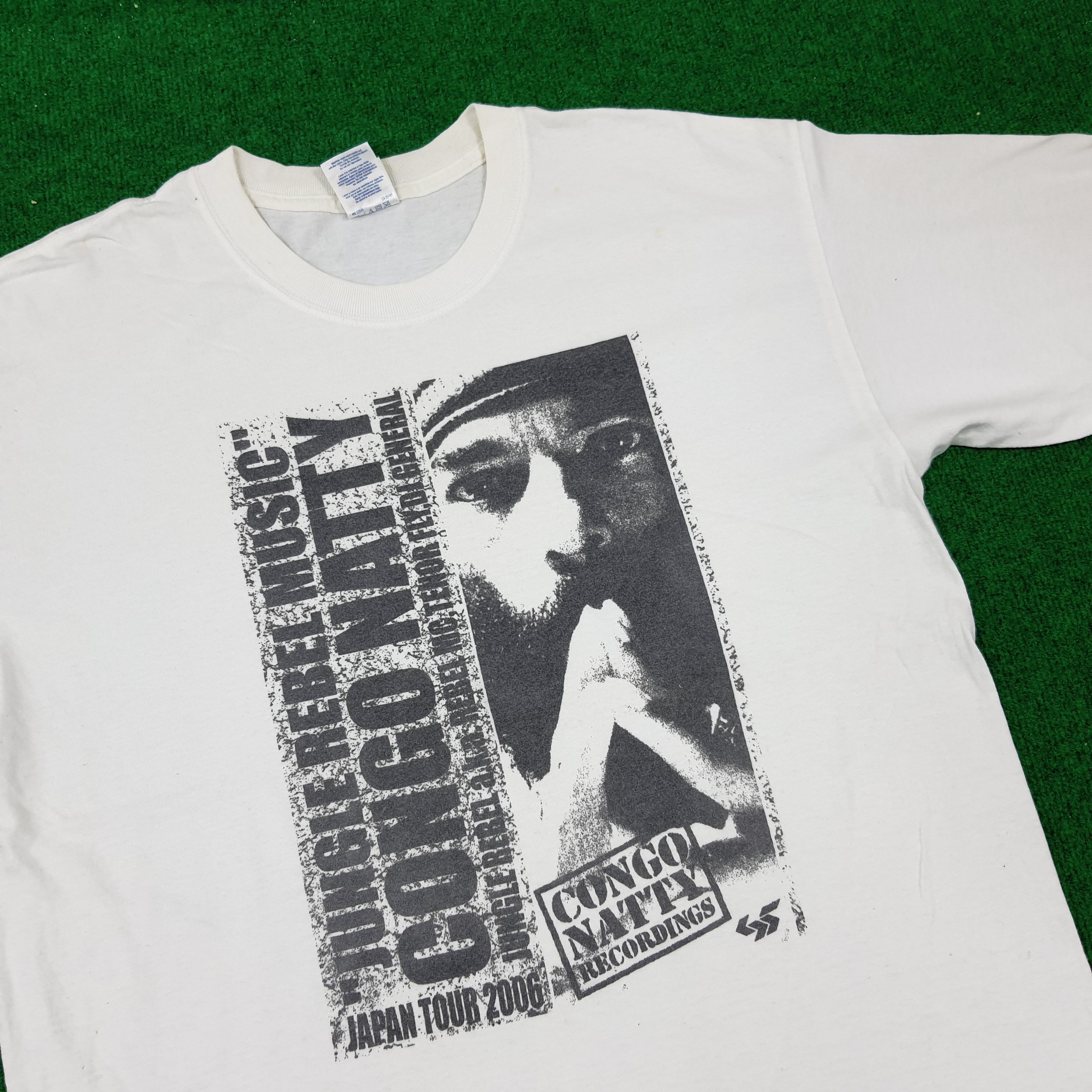 Band Tees × Vintage Vintage Rebel MC Congo Natty Japan Tour 2006 Tshirt Size US L / EU 52-54 / 3 - 2 Thumbnail