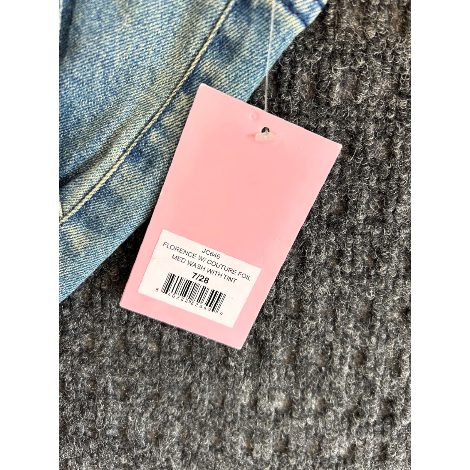 Juicy Couture VINTAGE Juicy Couture Jeans Florence Foil Spellout 7/28 Tint New NWT FAST Size 28" / US 6 / IT 42 - 6 Thumbnail