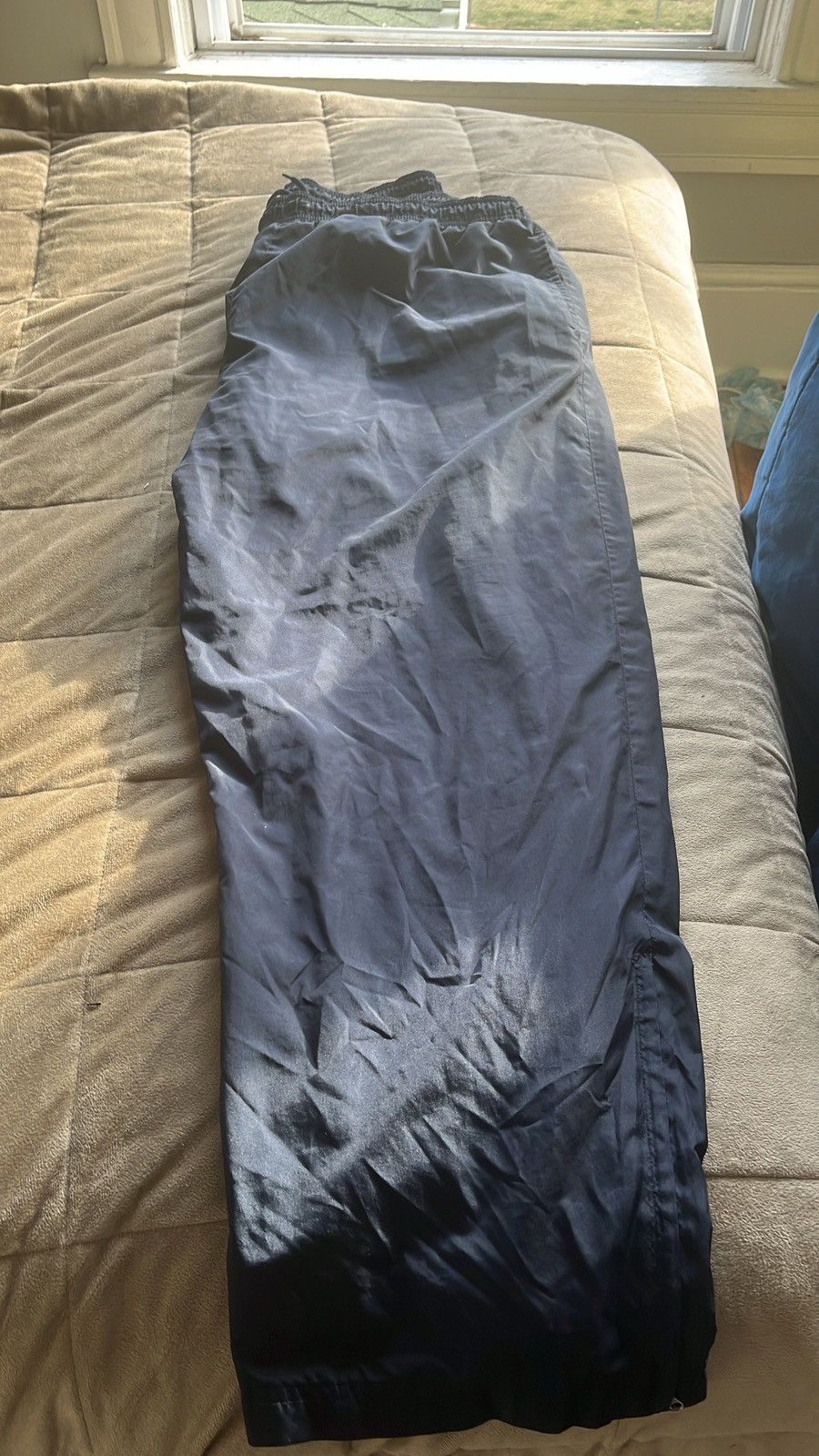 Vintage Navy Blue Wind-Breaker sweatpants Size US 44 / EU 60 - 2 Thumbnail