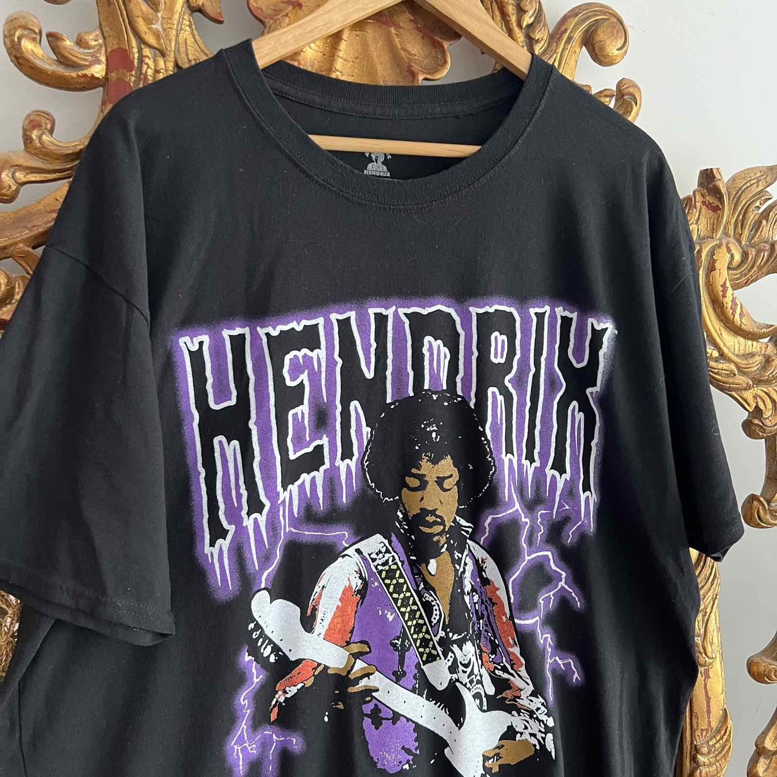 Band Tees Vintage Tee lightning Shirt Jimi Hendrix Band Tee Size L Size US L / EU 52-54 / 3 - 2 Thumbnail