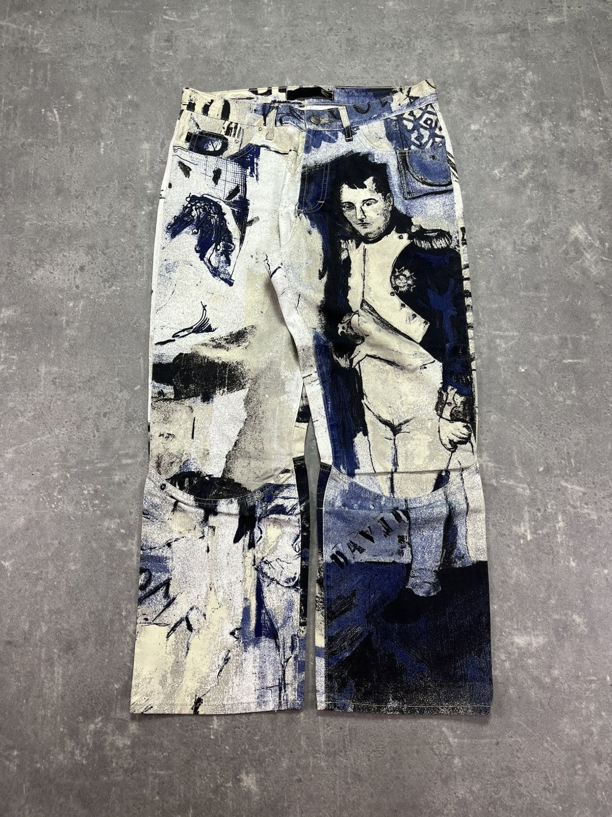 Just Cavalli 00s Just Cavalli Napoleon Parody Cropped Jeans 30 31 Size US 31 - 1 Thumbnail