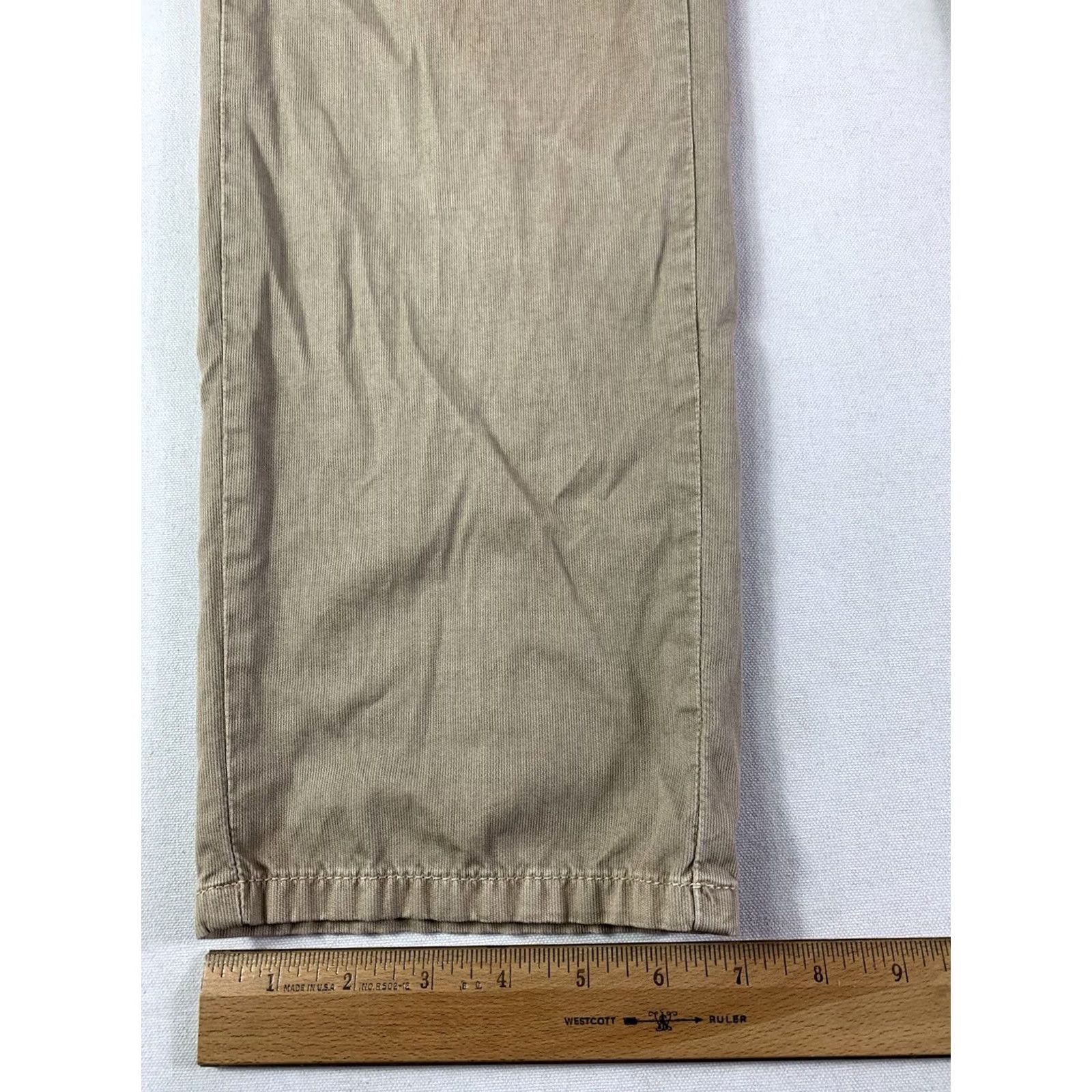 johnnie-O johnnie-O Harkers Corduroy Pants Men 36x34 Tan Beige Preppy Casual Pant Mens Regular Size US 36 / EU 52 - 2 Thumbnail