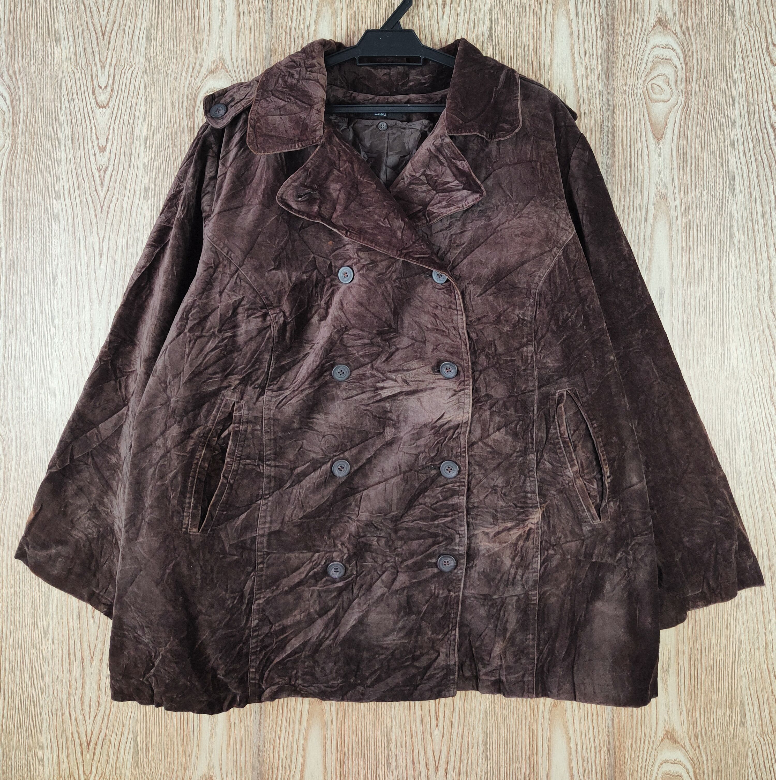Vintage 💥 Smile Land Dark Brown Jackets (Avantgarde design)