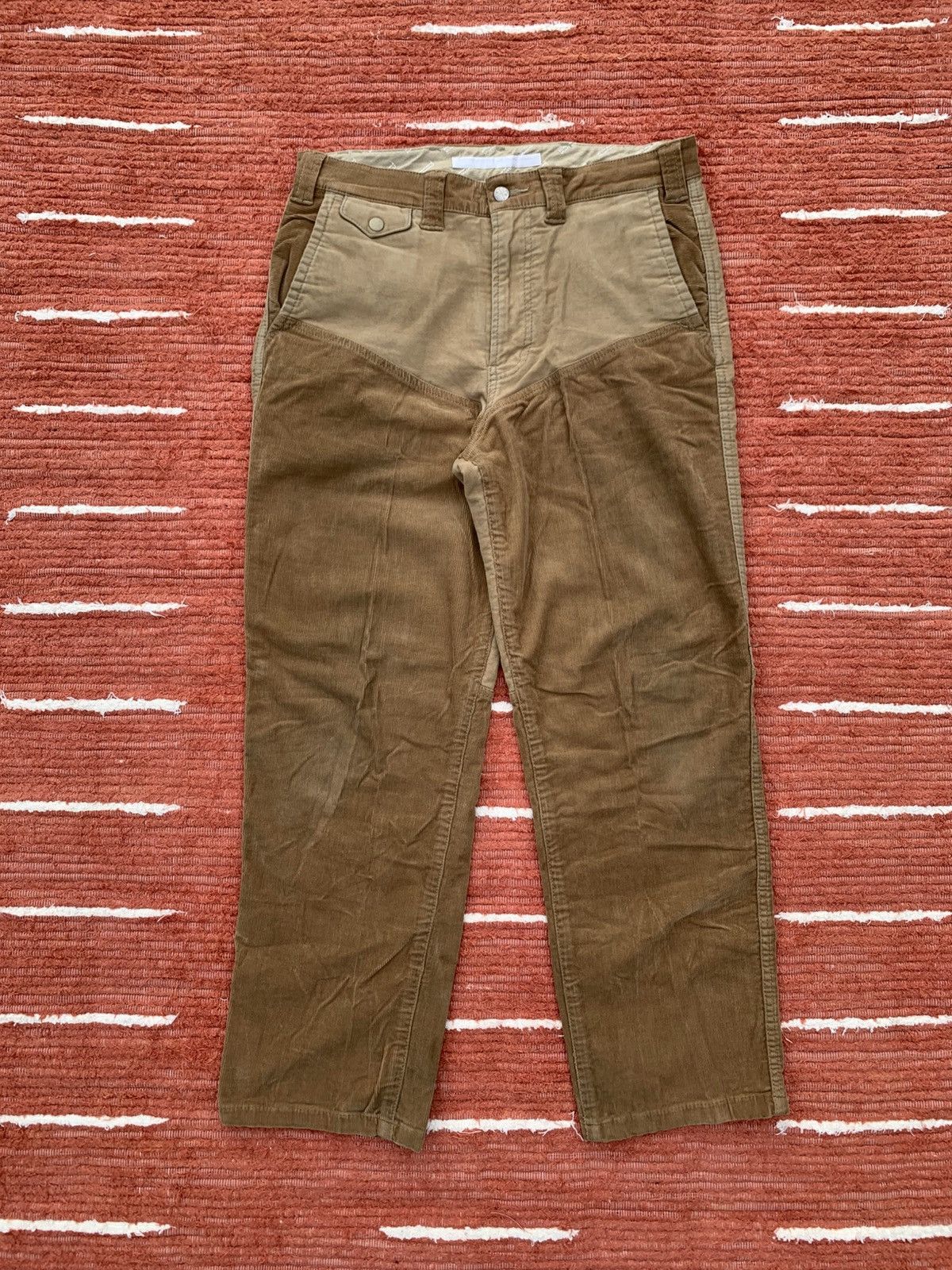 White Mountaineering White Mountaineering 2011AW Hybrid Corduroy Pants Size US 33 - 1 Thumbnail