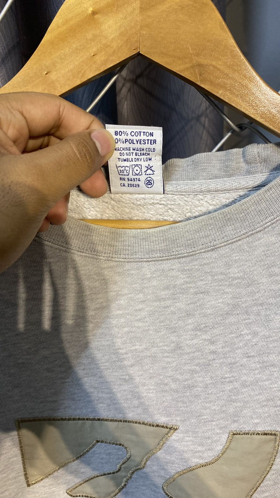 Japanese Brand ‼️NEED GONE‼️ VINTAGE STUSSY 00's SWEATSHIRT BOXY GREY MEDIUM Size US M / EU 48-50 / 2 - 6 Thumbnail
