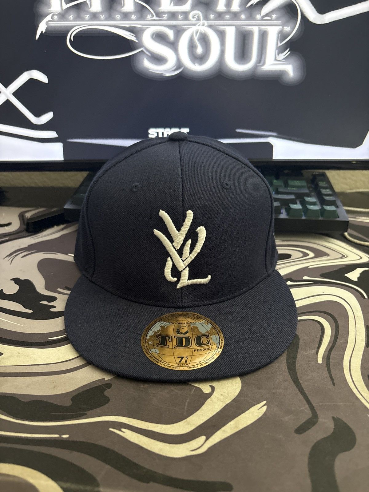 YVL Cap Playboi Carti 7 5/8 Playboi Carti YVL Cap Black/Black