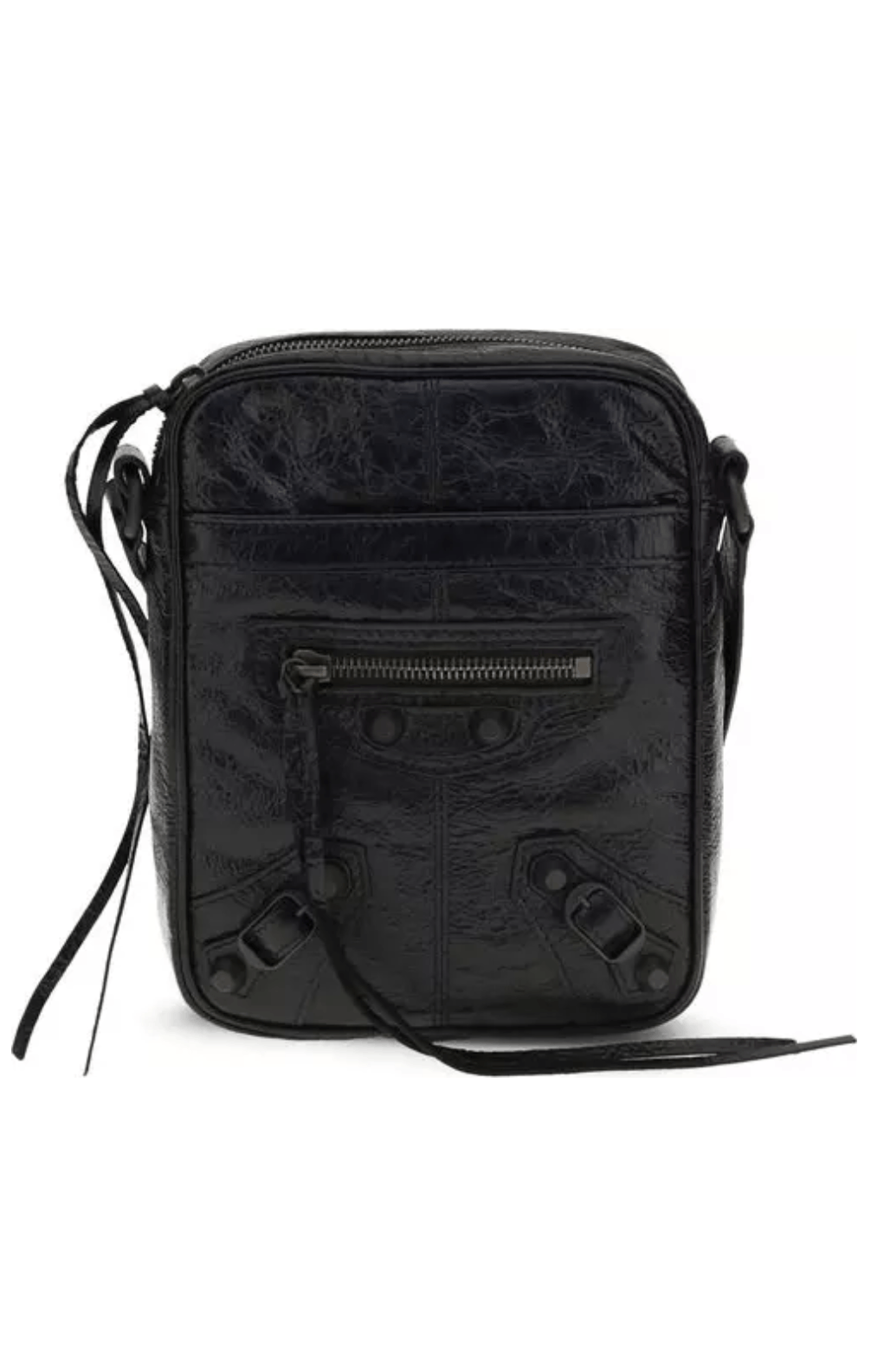 Balenciaga Balenciaga Le City Vertical Shoulder Bag Black Lambskin Size ONE SIZE - 1 Thumbnail