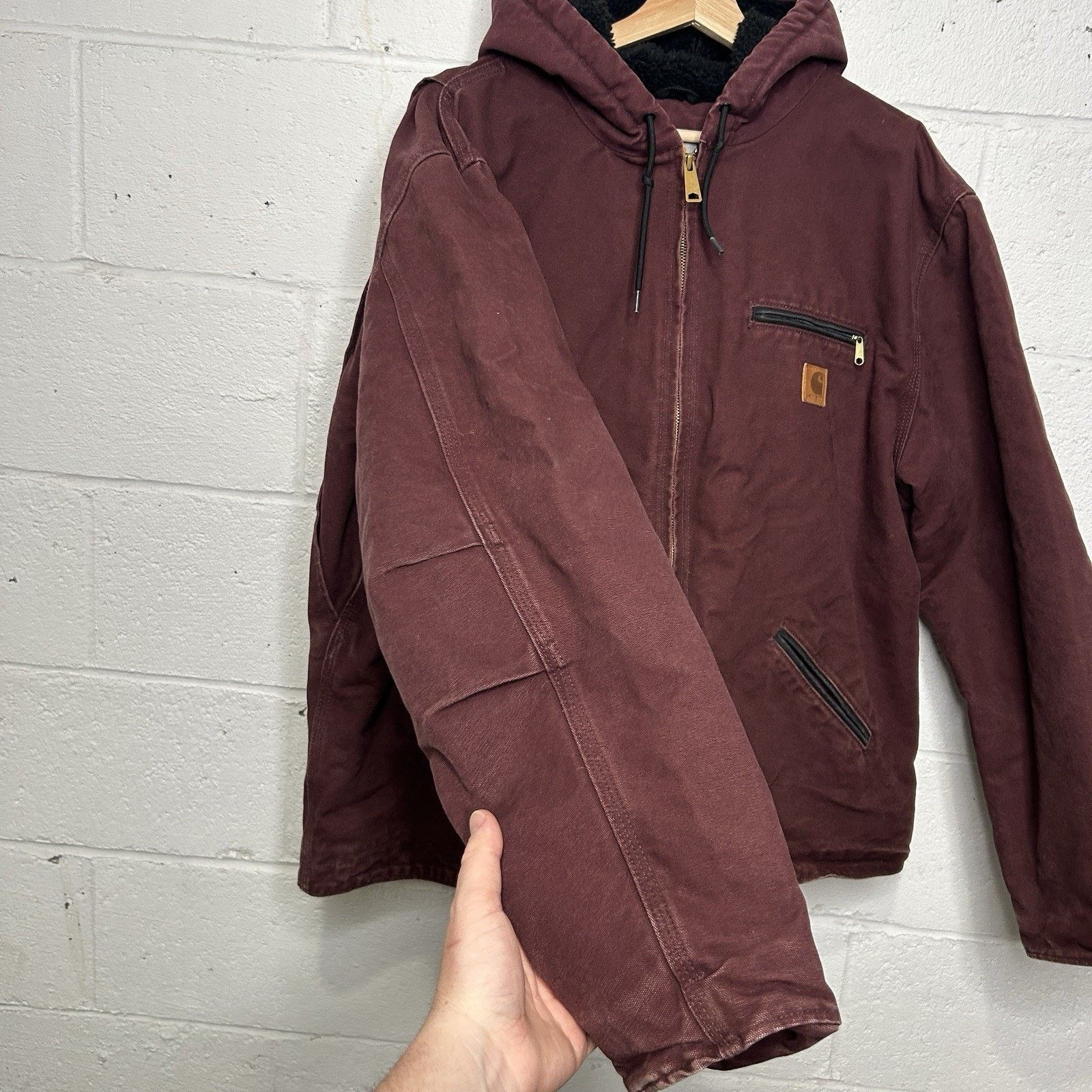 Carhartt Carhartt Sherpa-Lined Hooded Detroit Jacket “Port Heather” Size US XL / EU 56 / 4 - 8 Thumbnail