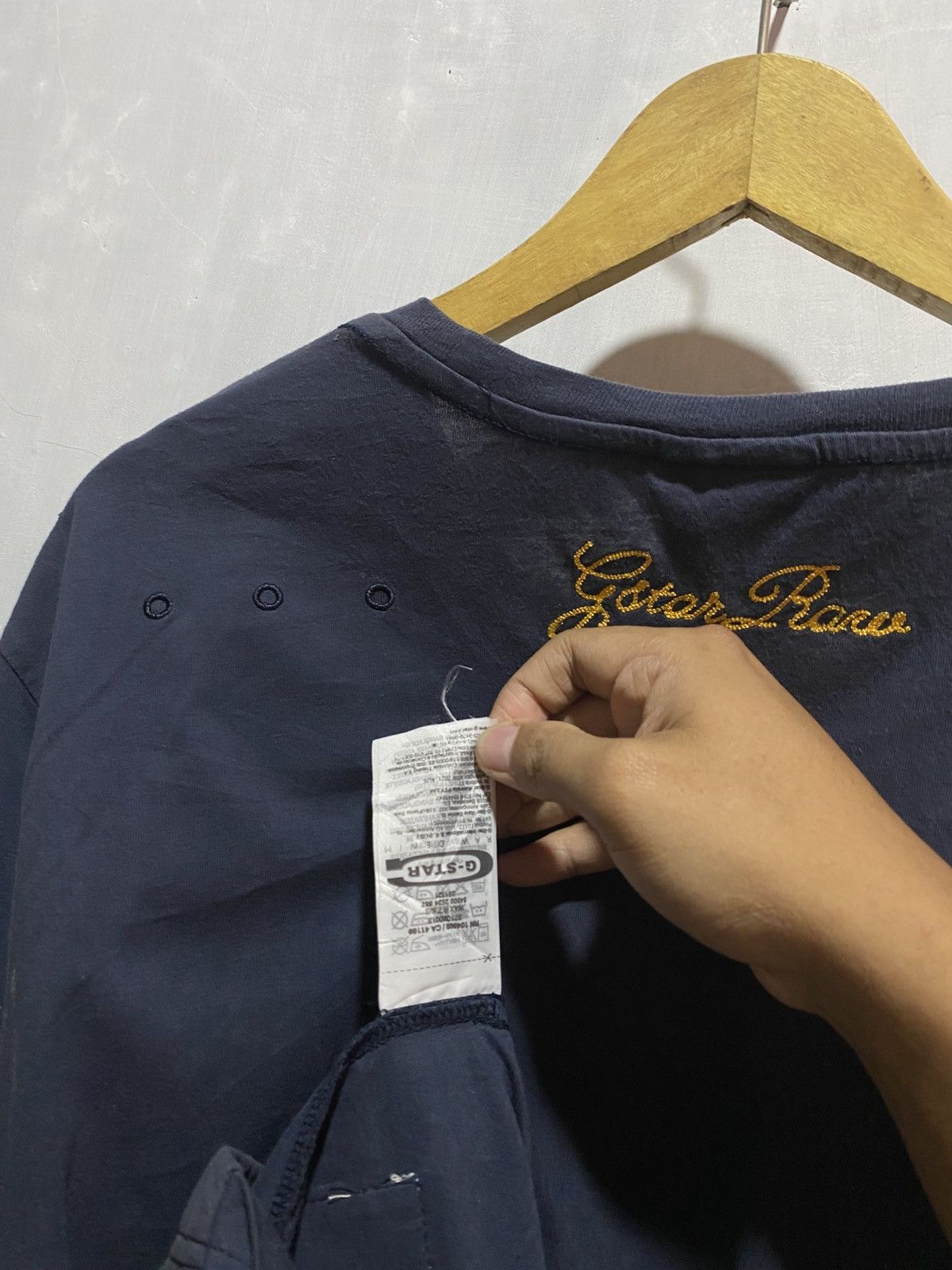 G-Star G-star raw denim embroidery logo tshirt Size US XL / EU 56 / 4 - 6 Thumbnail