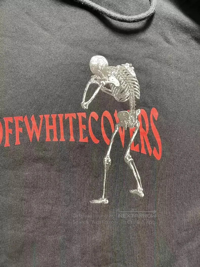 Undercover OFF-WHITE x Undercover two-sided skeleton hoodie. Size US L / EU 52-54 / 3 - 5 Thumbnail