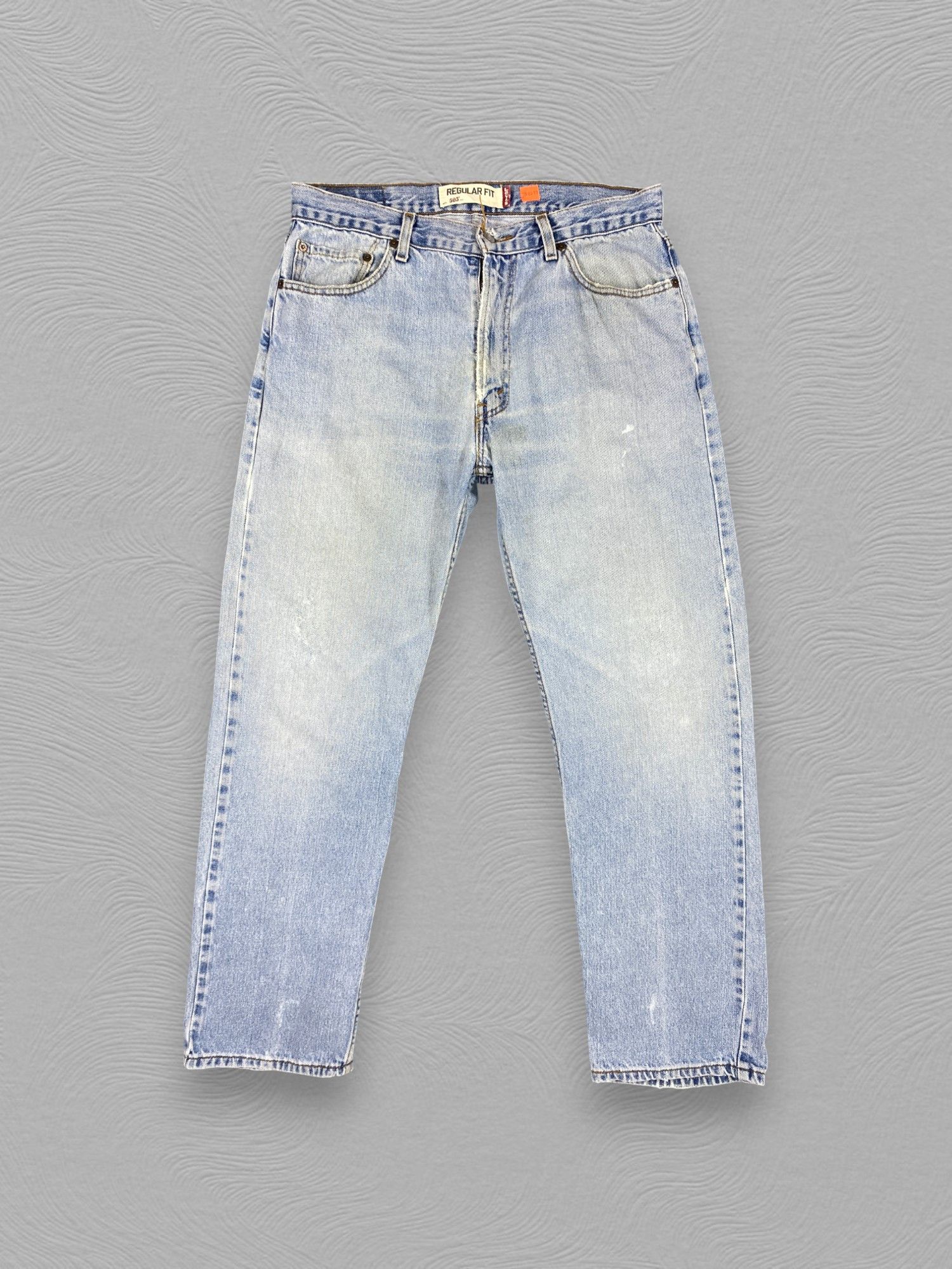 Levi's Light Blue Wash Vintage Levi's 505 35x31.5 Denim -JN1277 Size US 35 - 1 Thumbnail