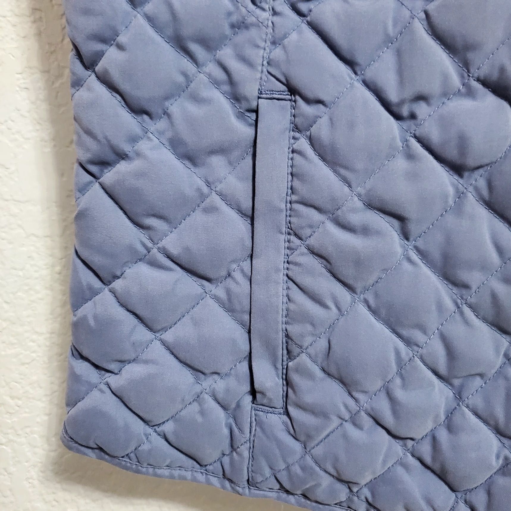 Eddie Bauer Eddie Bauer Vest Women S Blue Diamond Quilted Goose Down Full Zip Outdoor Vest Size S / US 4 / IT 40 - 5 Thumbnail